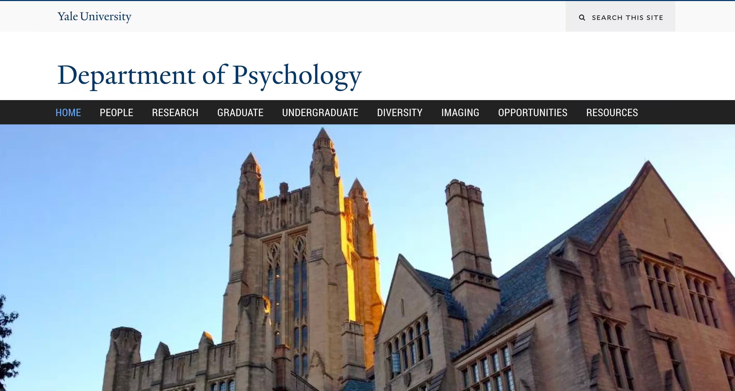 Yale University - Department of Psychology