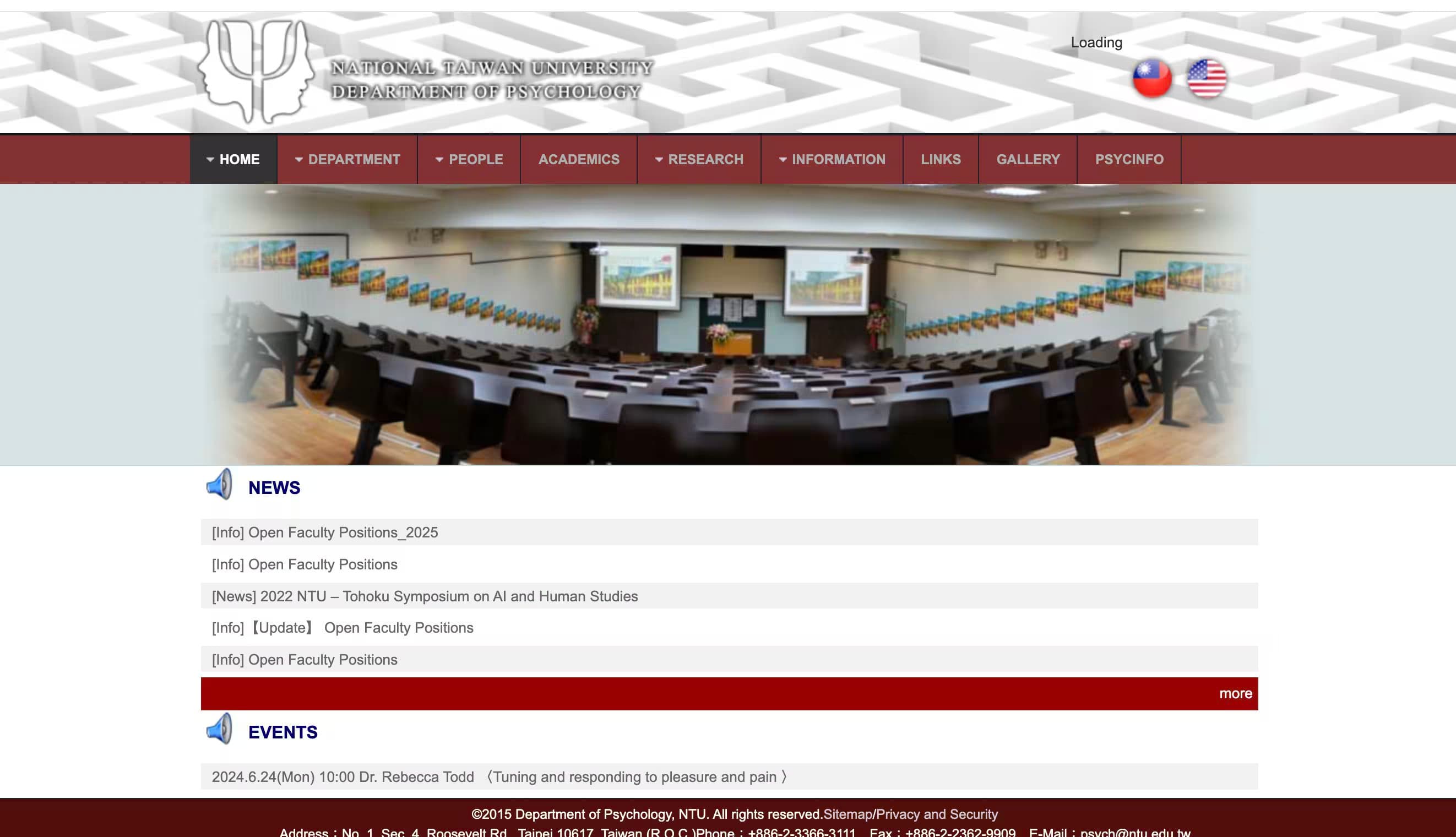 National Taiwan University (NTU) Department of Psychology