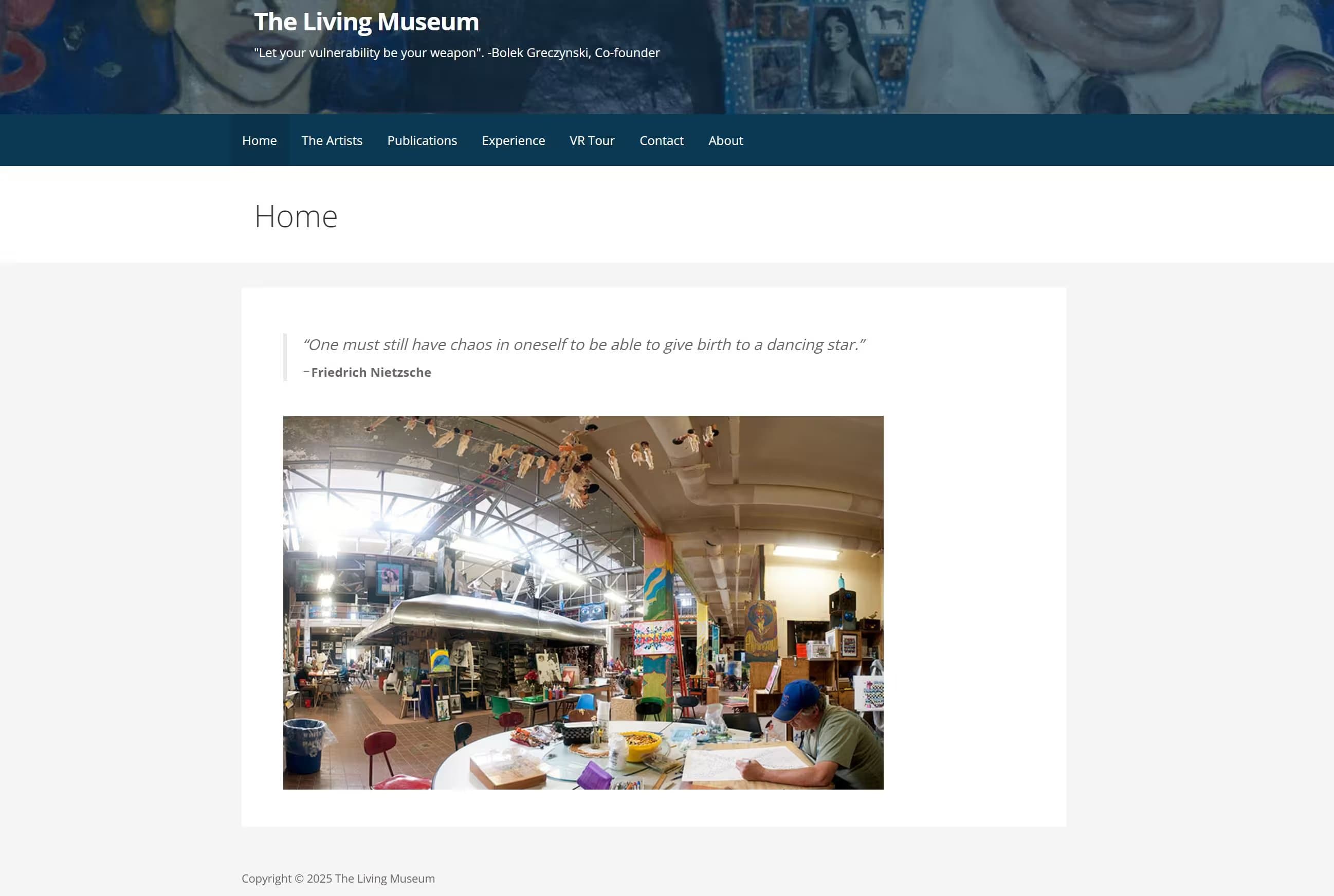 The Living Museum - Embracing Creativity and Vulnerability