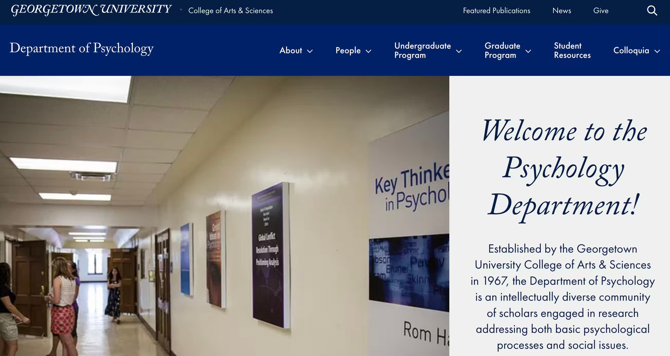Georgetown University Department of Psychology