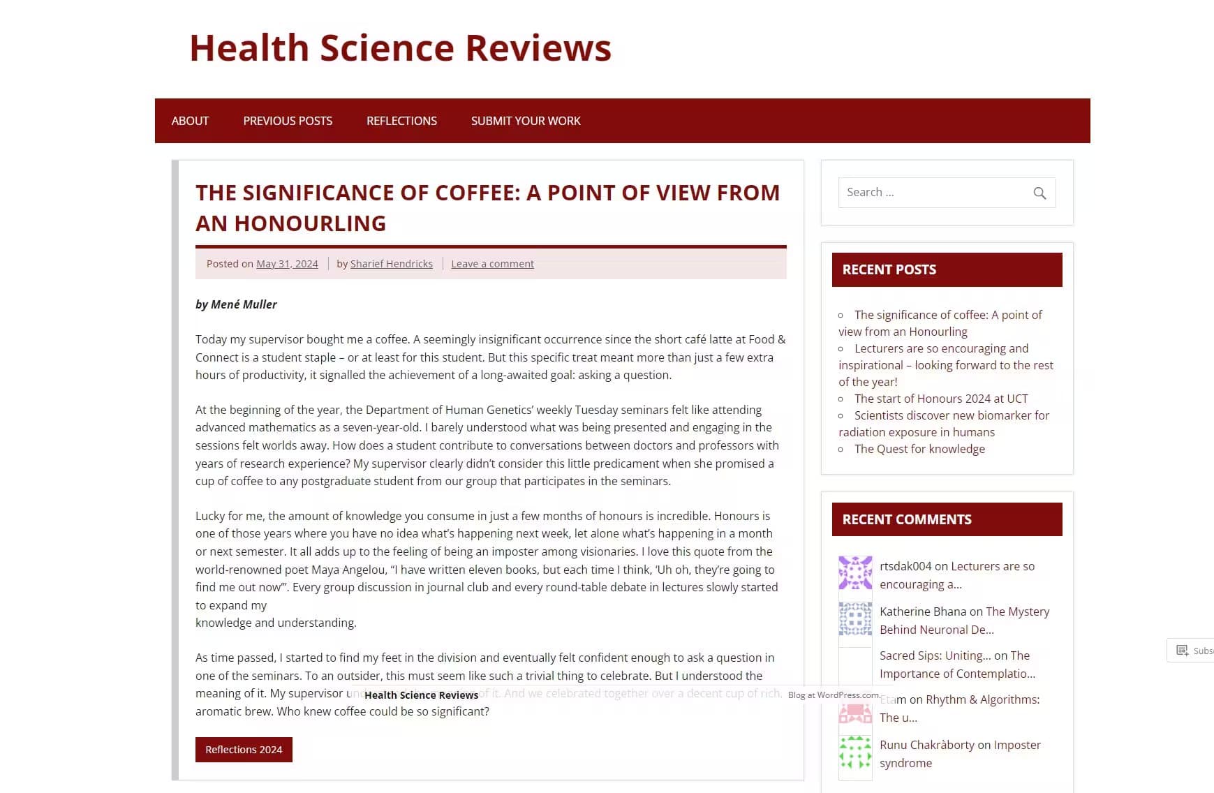 Health Science Reviews - Insights and Articles on Health Topics