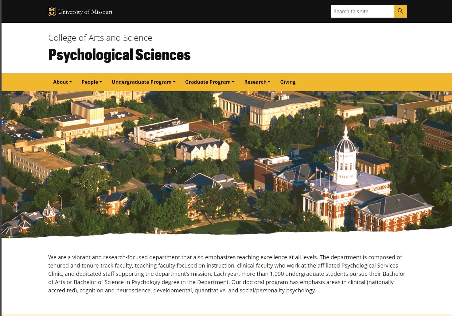 Uni-Missouri-Psychological Sciences