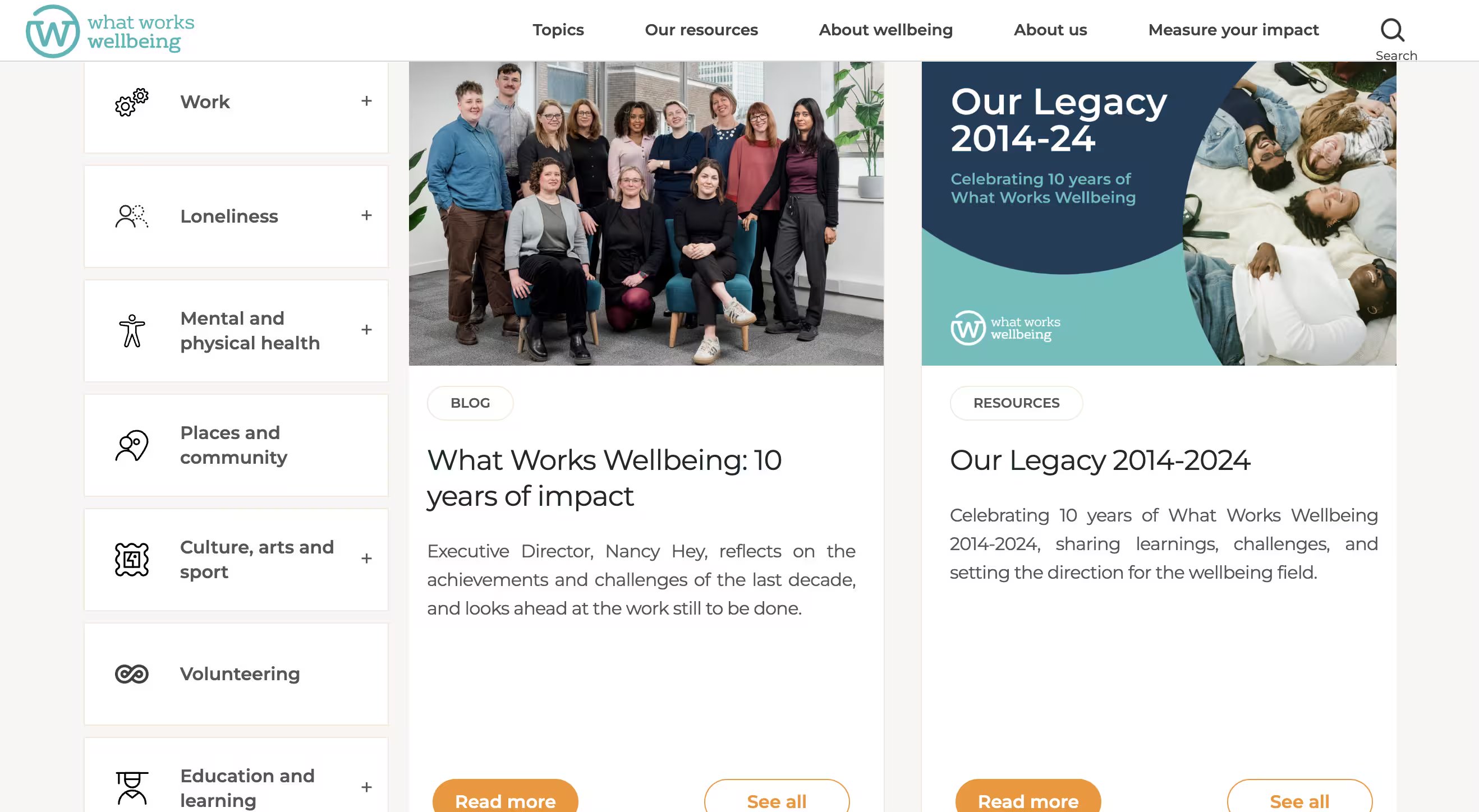What works well-being?
