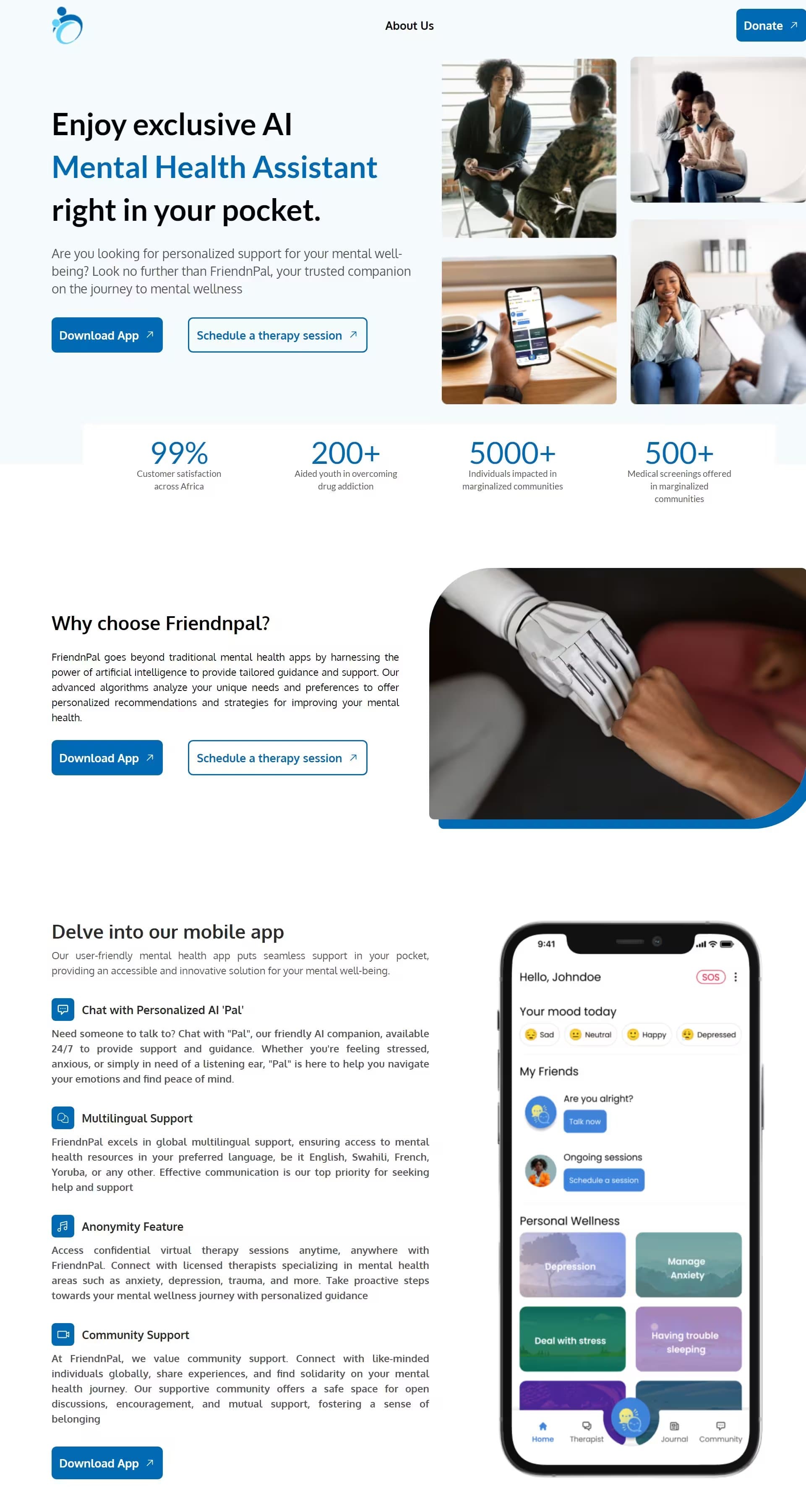 FriendnPal | the AI-powered app with multilingual capabilities