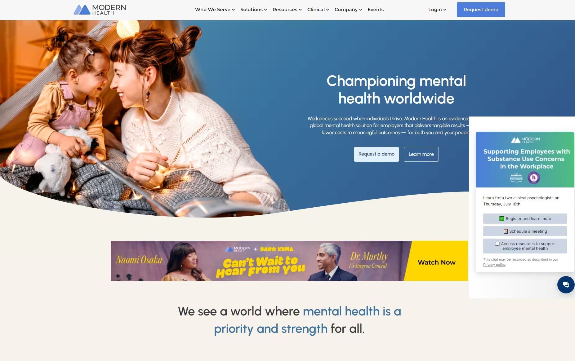 Modern Health: Mental Health Care Designed For Your Workforce