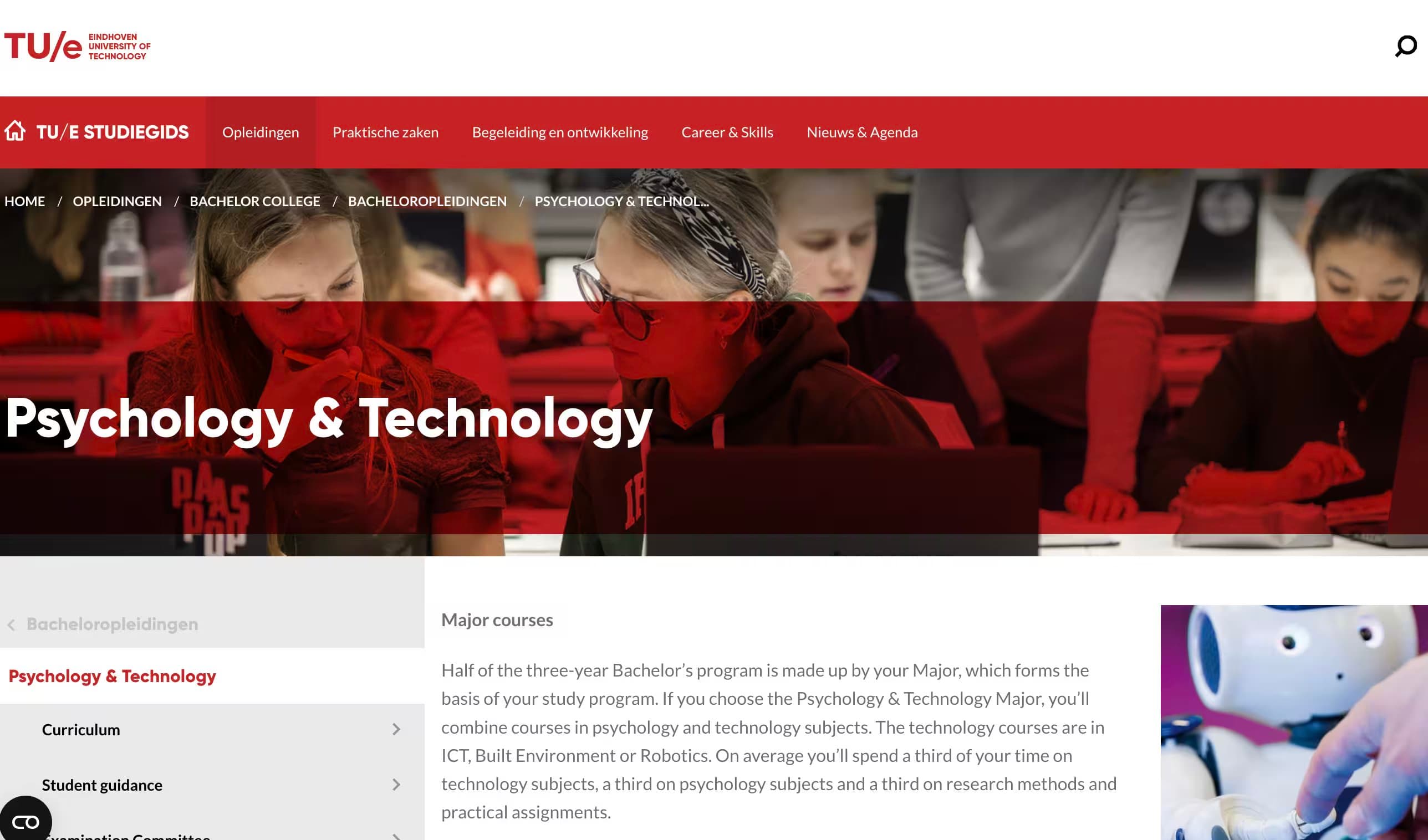 Eindhoven University of Technology Department of Psychology