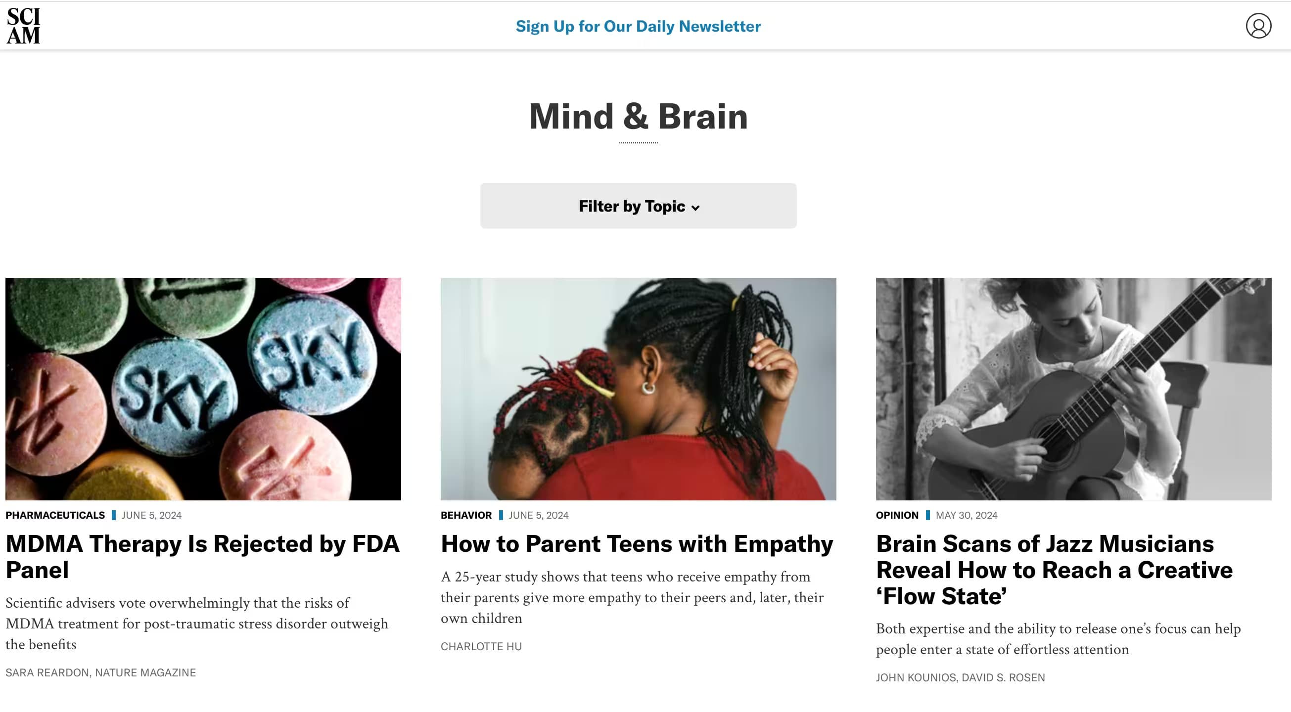 Scientific American | Mind & Brain