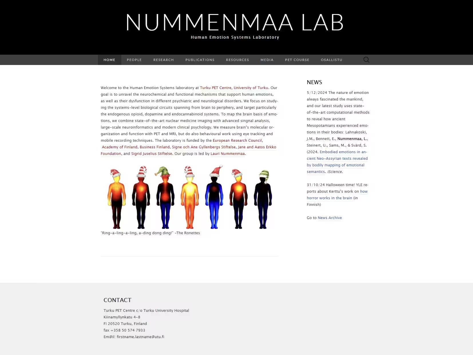 NUMMENMAA LAB - Human Emotion Systems Laboratory