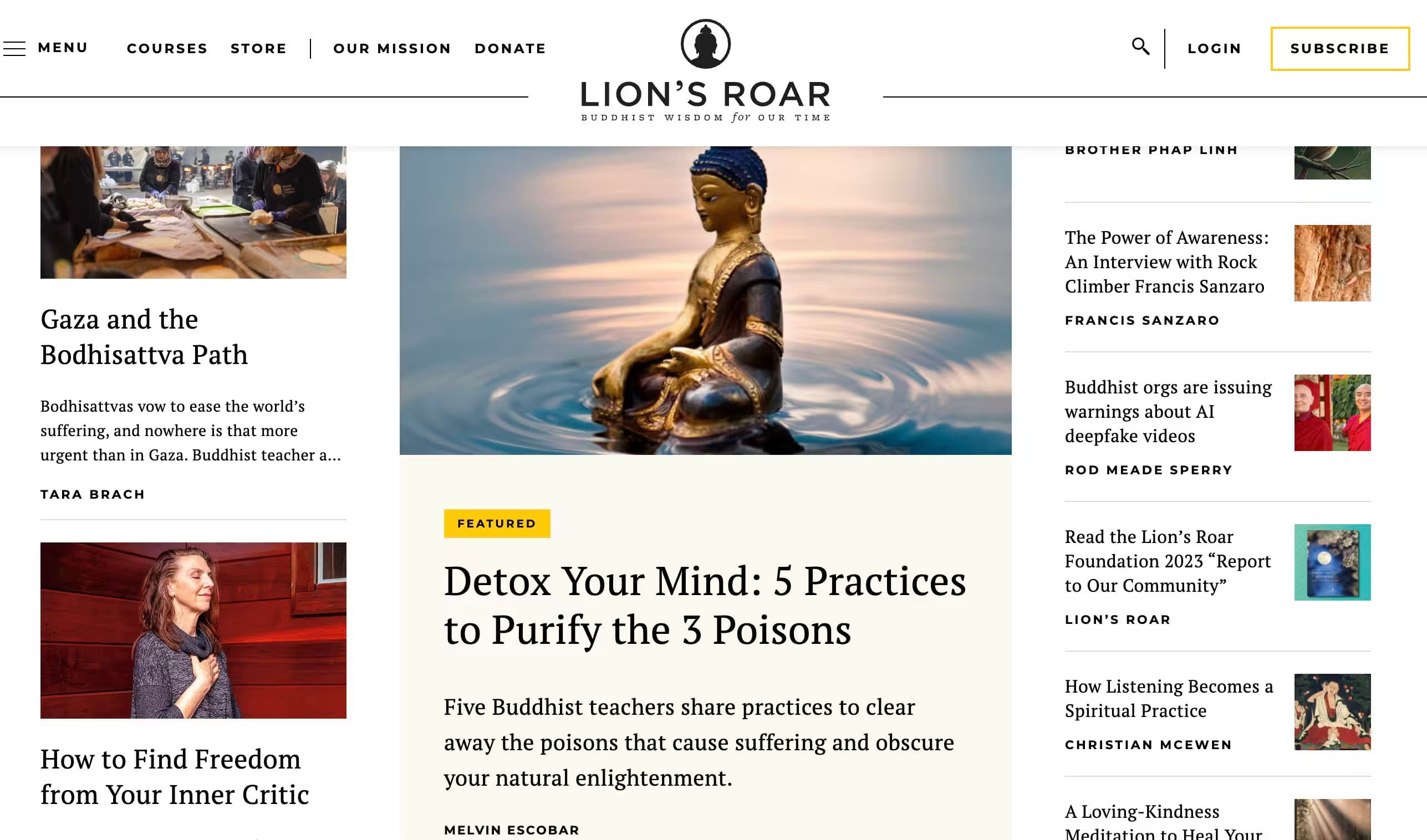 Lion’s Roar - Buddhist Wisdom for Our Time