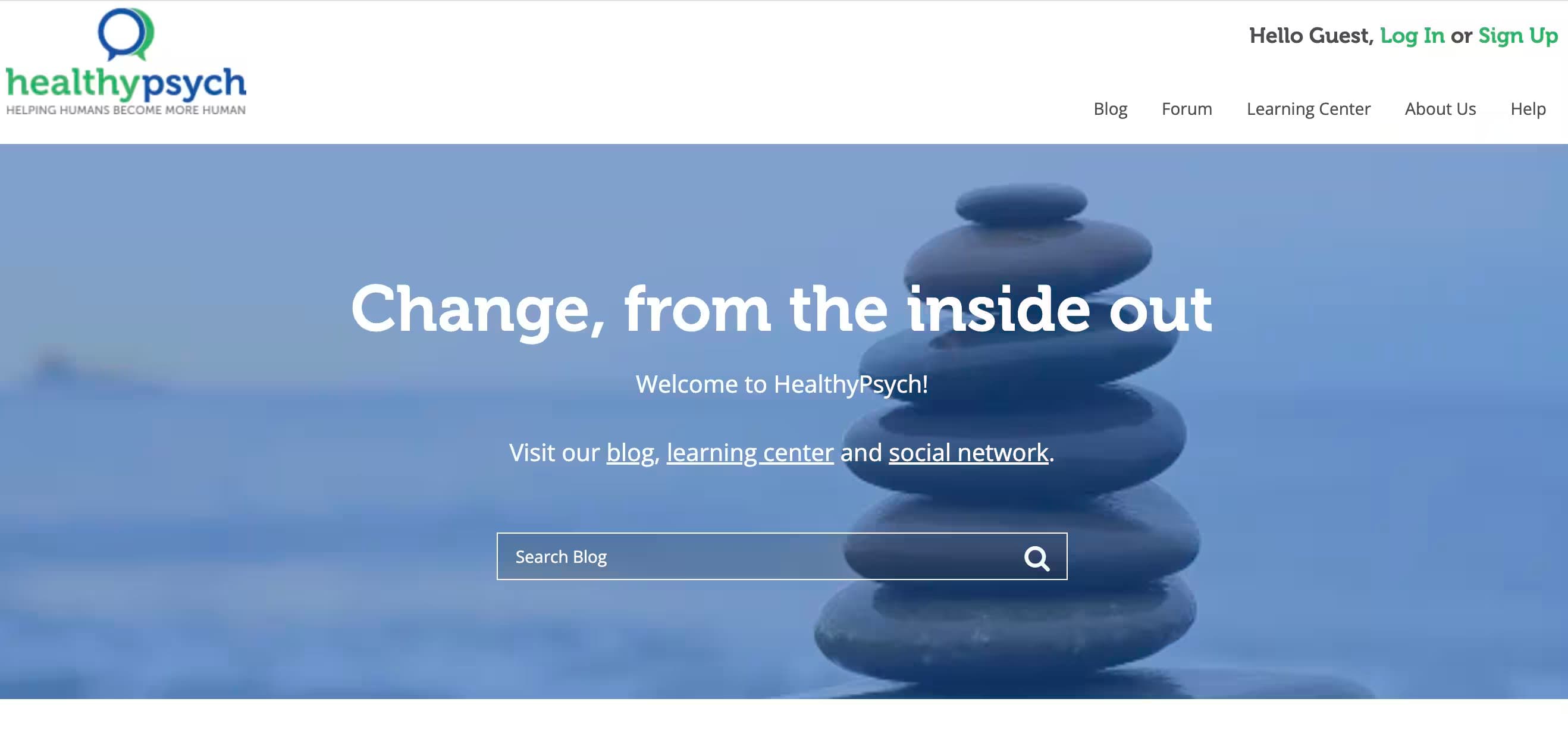 HealthyPsych.com | Psychology Blog + Social Network