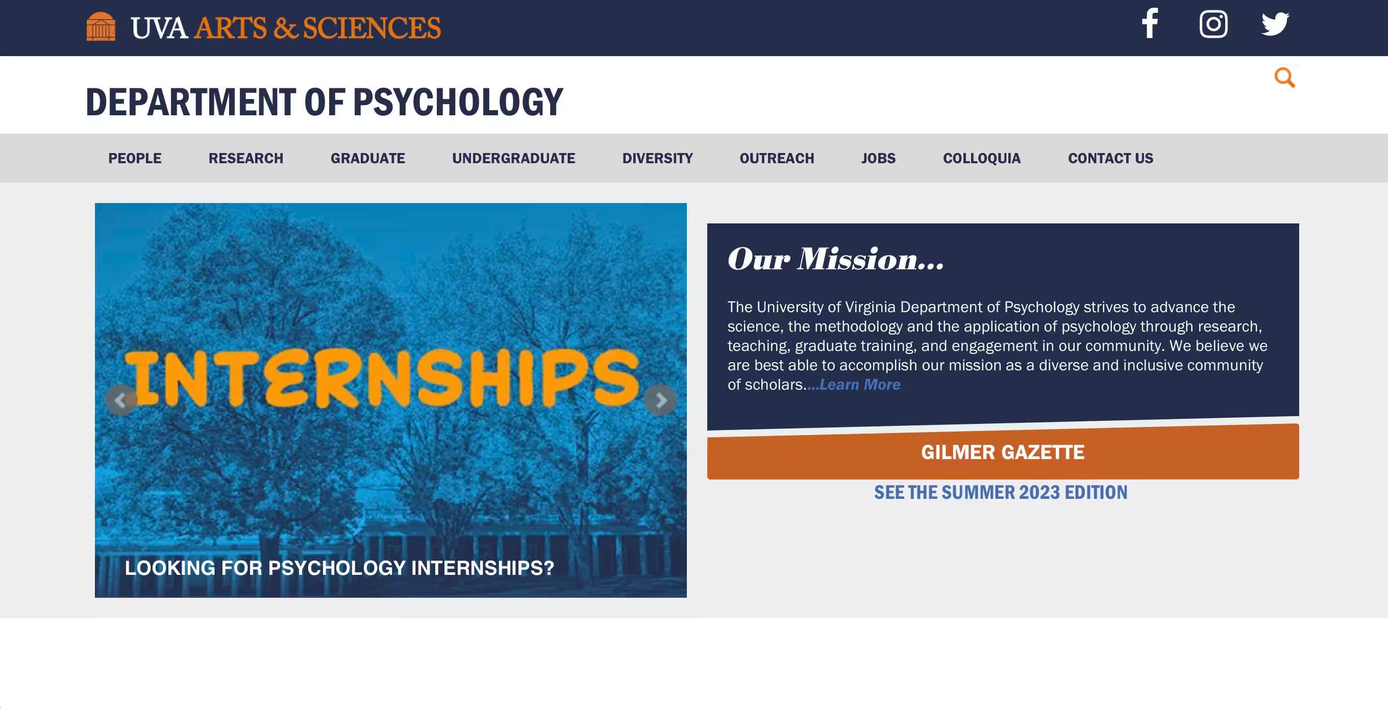UVA Department of Psychology