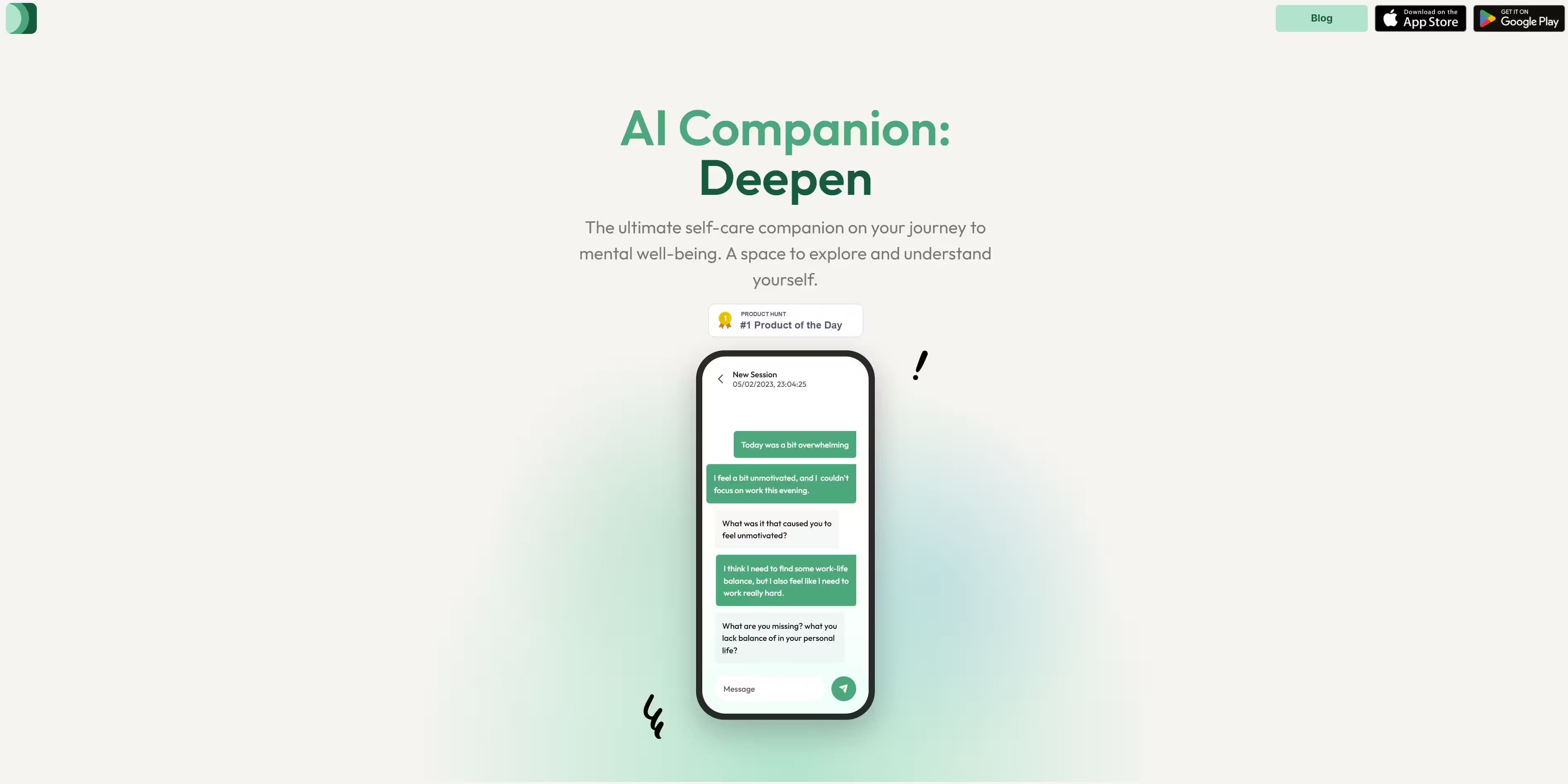 Deepen: AI Therapy & Counseling | AI Companion