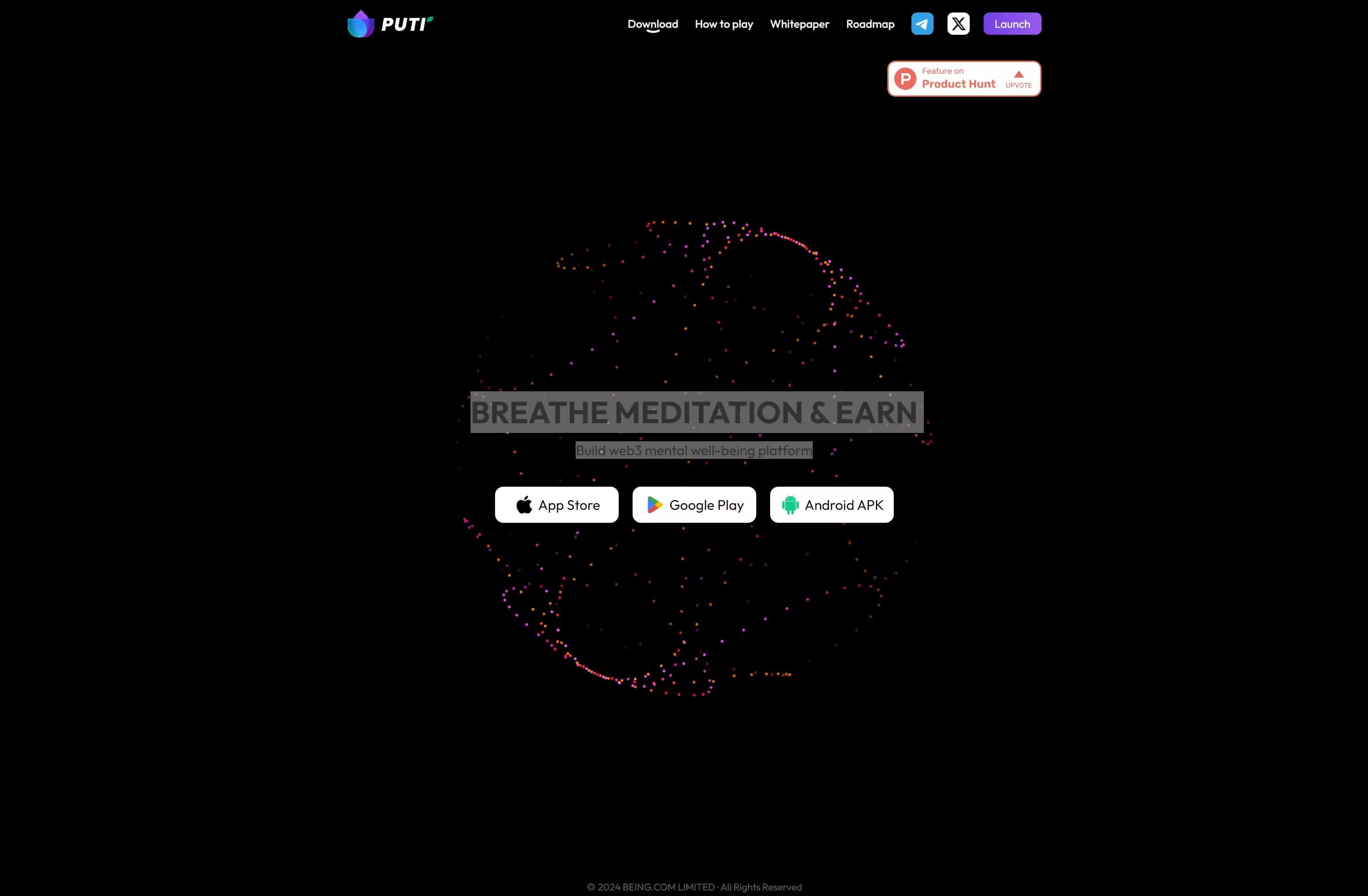 PUTI | BREATHE MEDITATION & EARN