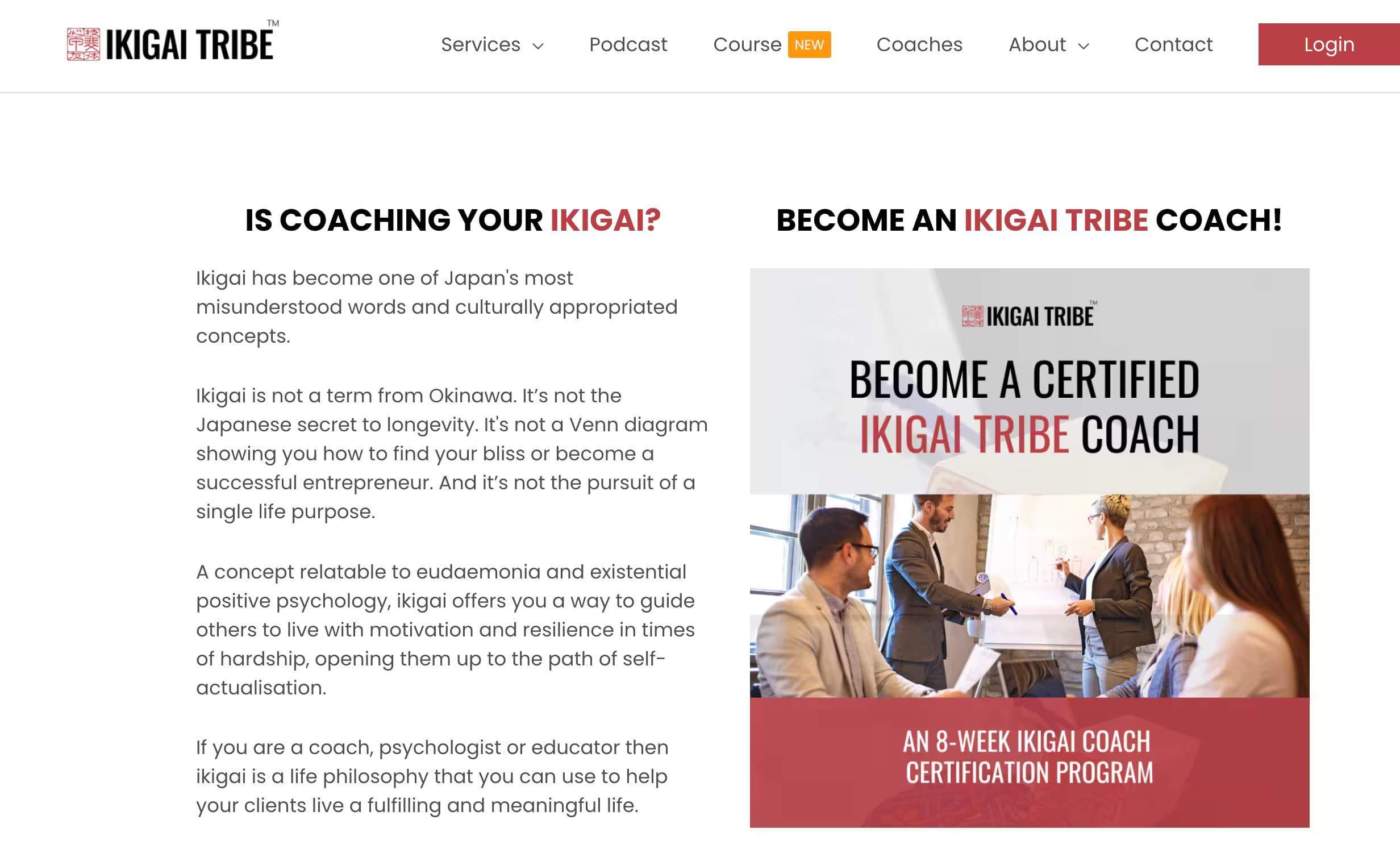 Ikigai Tribe | Find Your Ikigai and become a certified Ikigai Tribe Coach