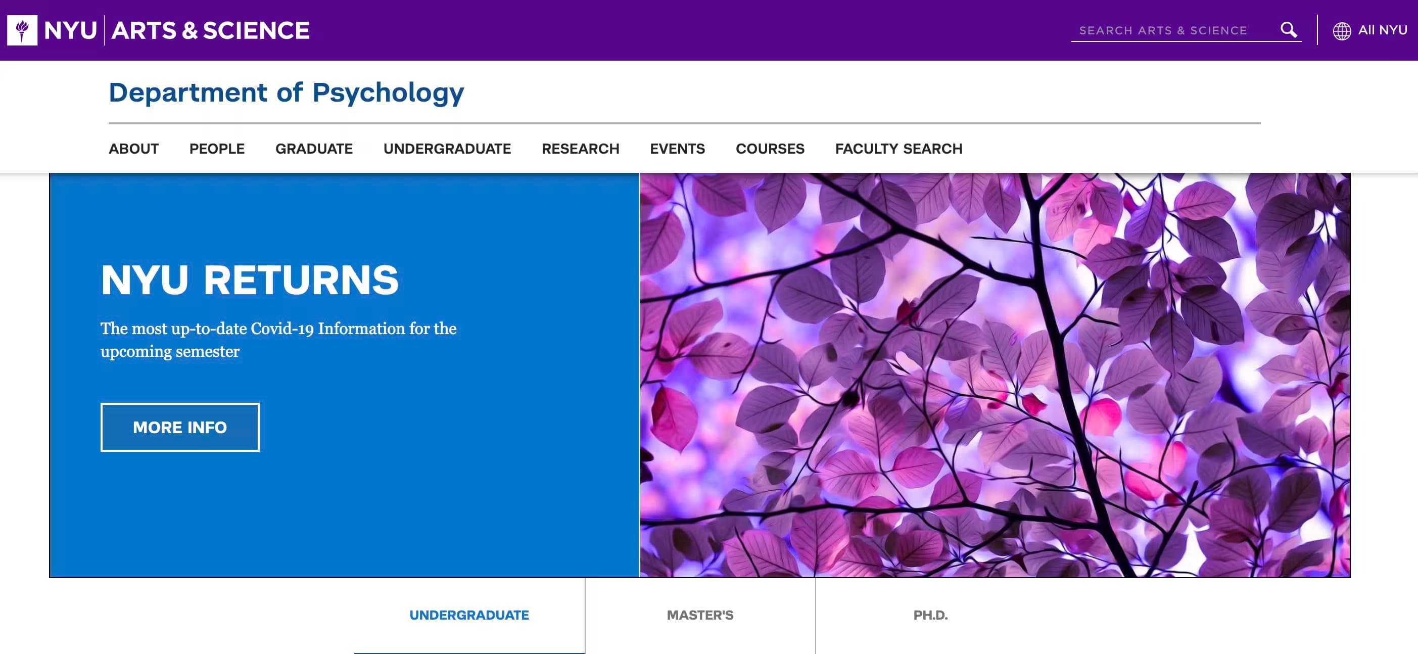 Department of Psychology | New York University| NYU Department of Psychology