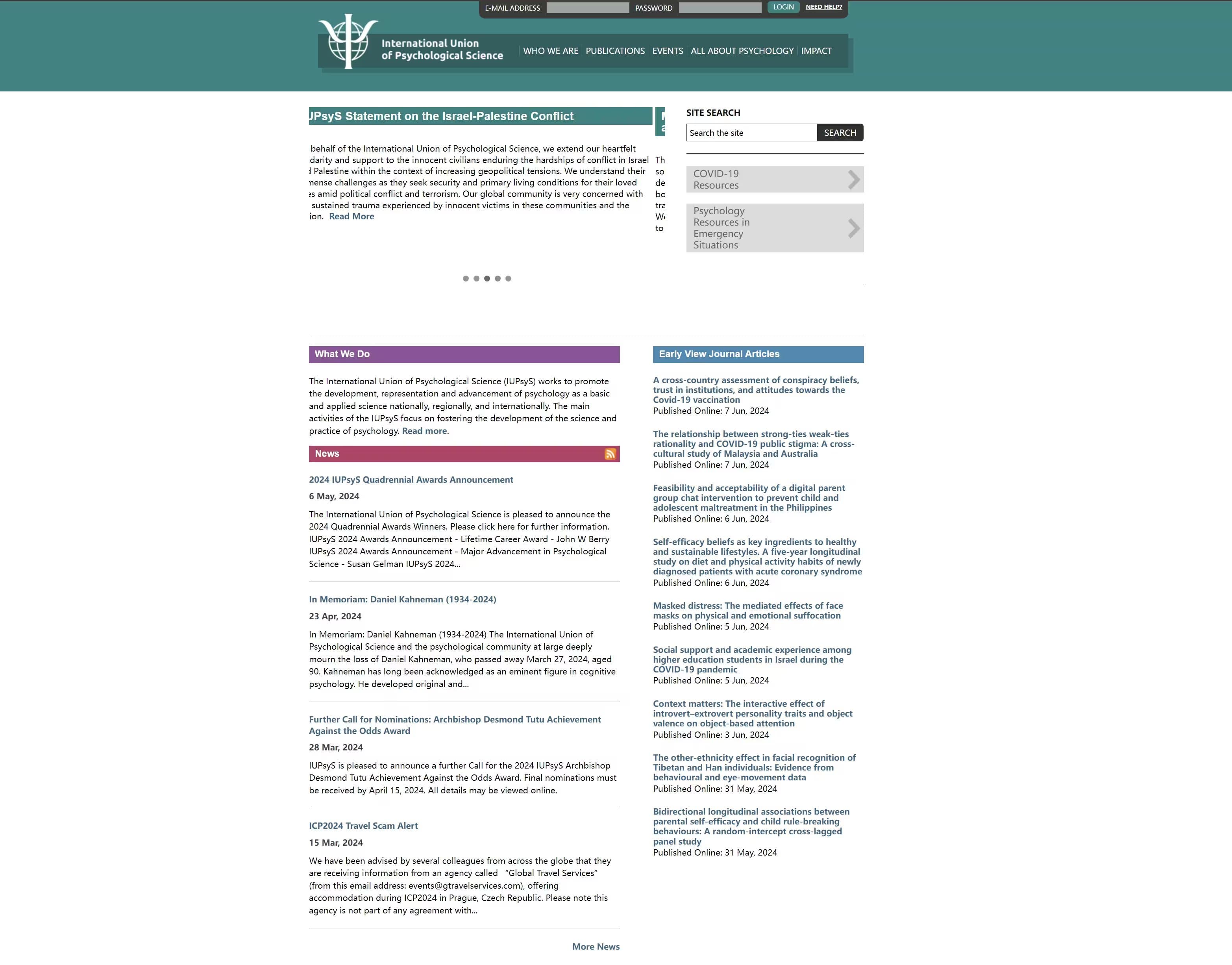 International Union of Psychological Science (IUPsyS)