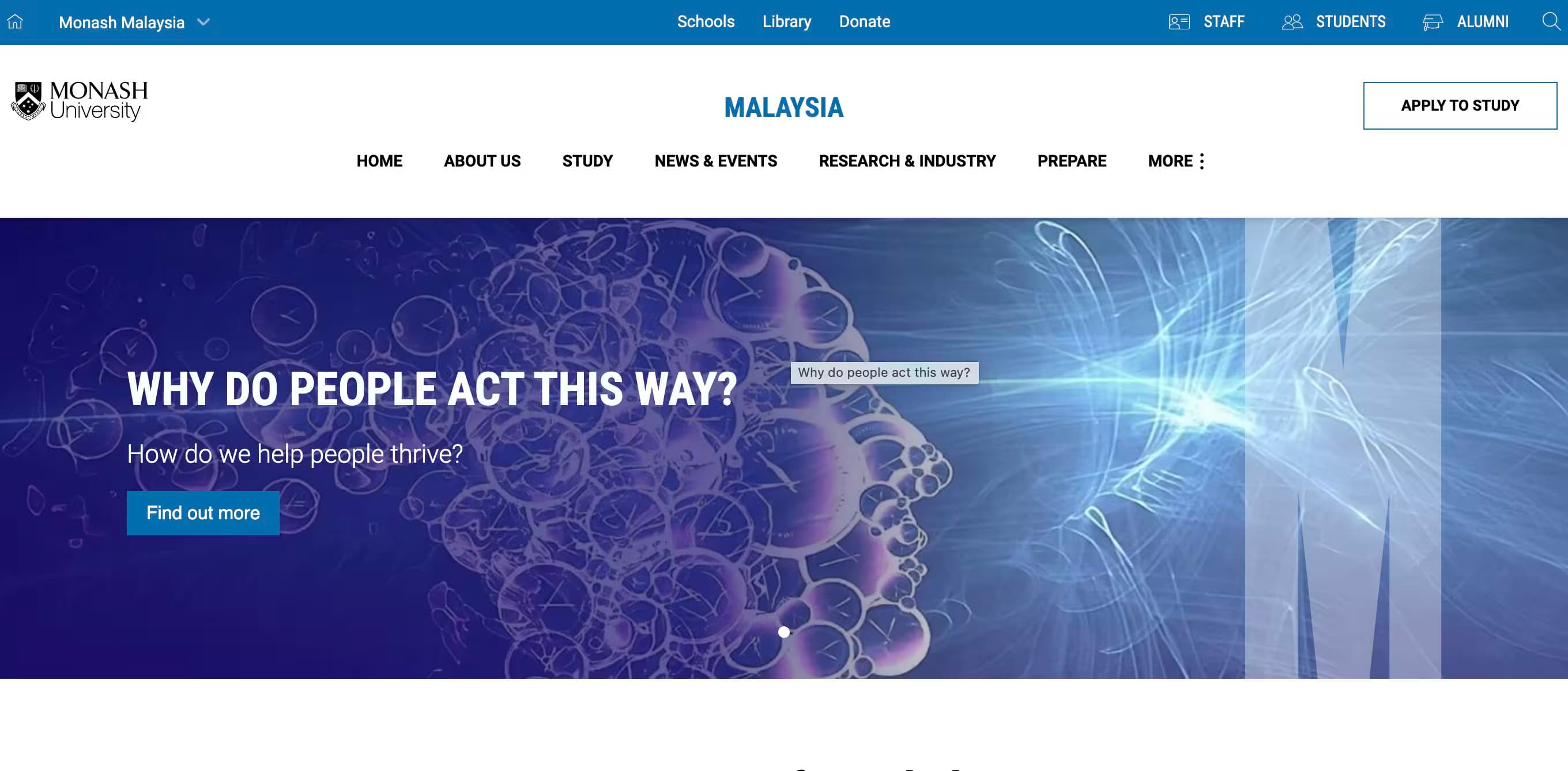 Monash University Department of Psychology