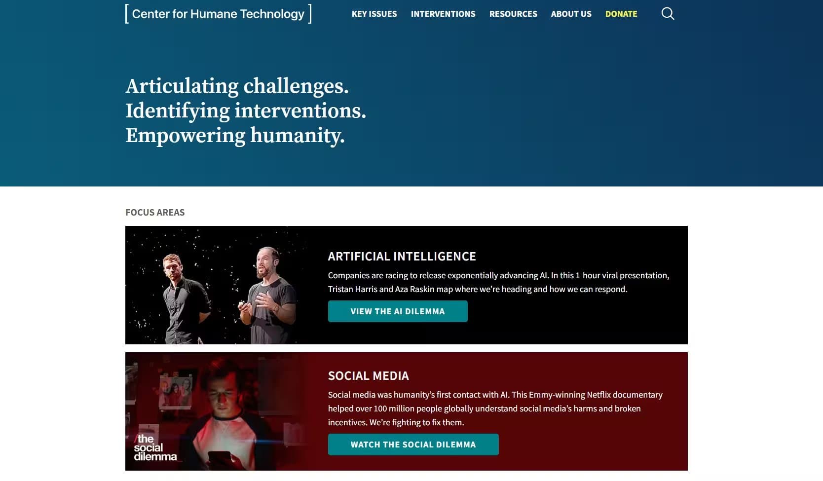 Center for Humane Technology
