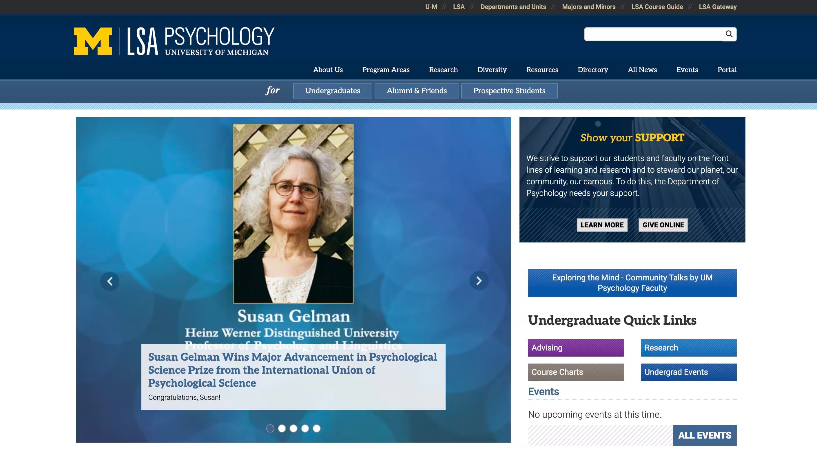 Psychology | U-M LSA Department of Psychology