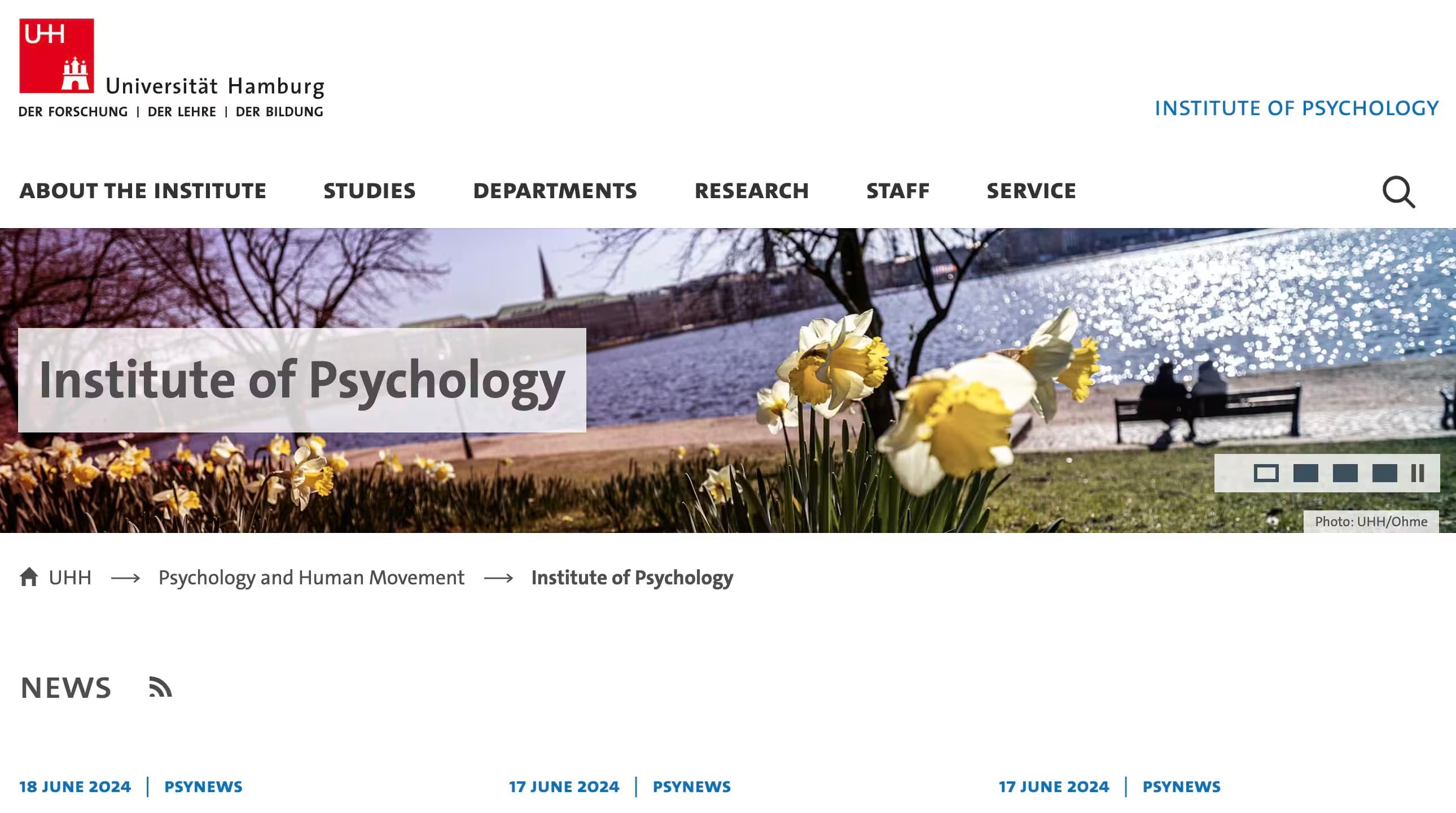 Institute of Psychology - University of Hamburg
