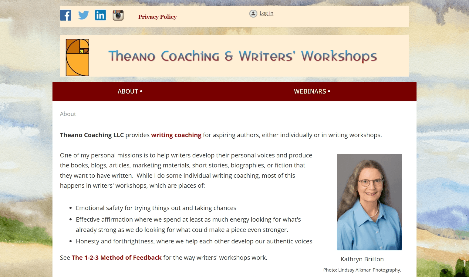 Theano Coaching & Writers' Workshops