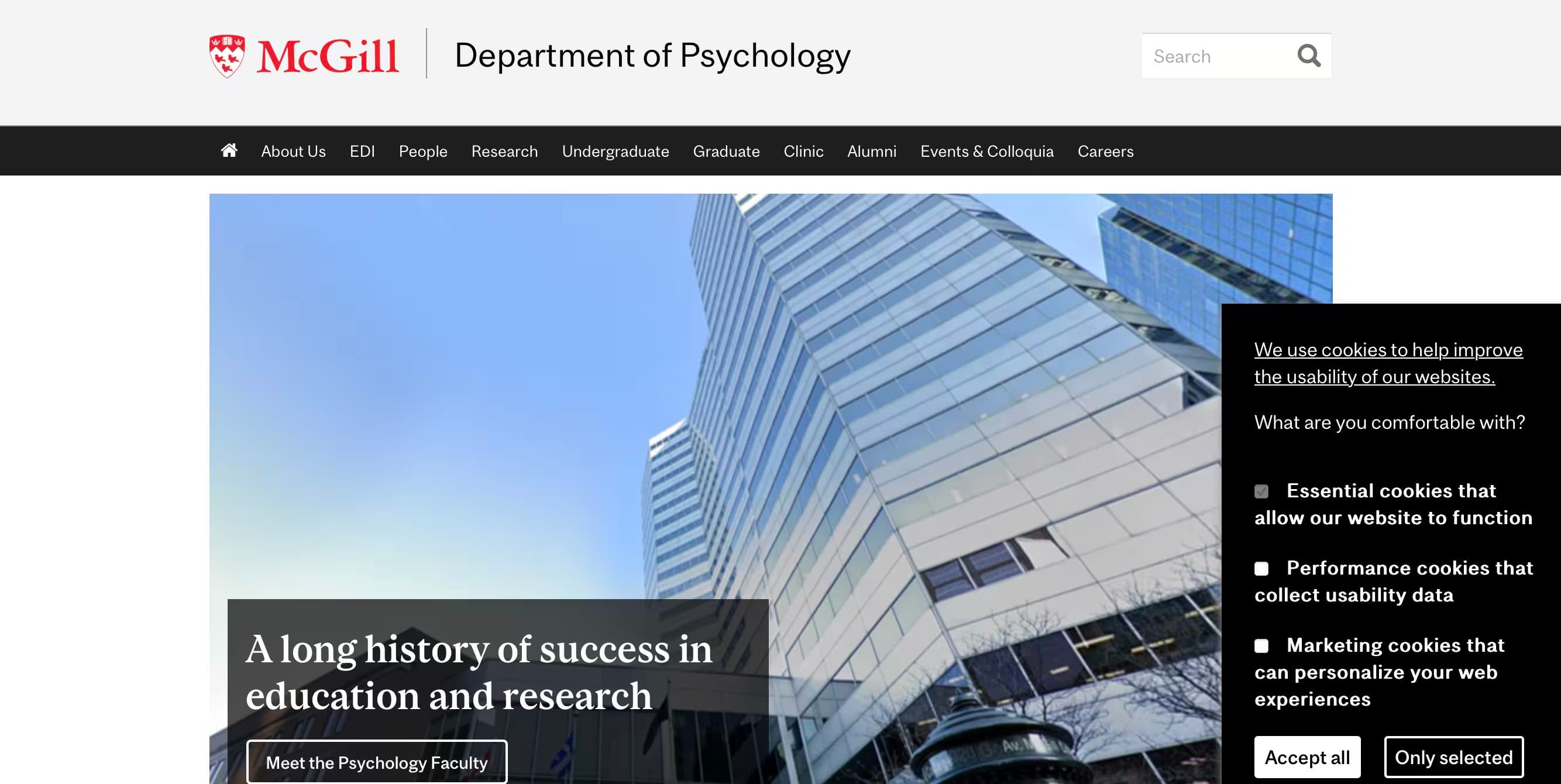 McGill Department of Psychology
