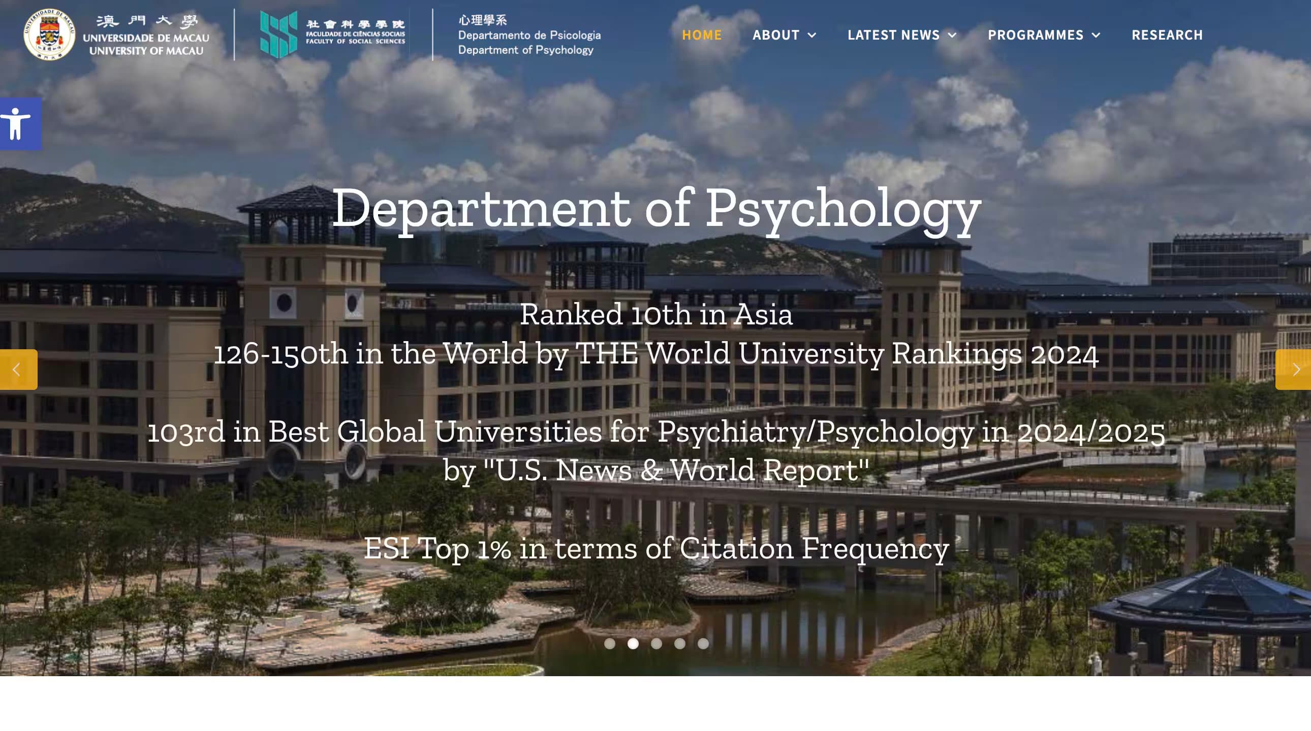 Department of Psychology - University of Macau