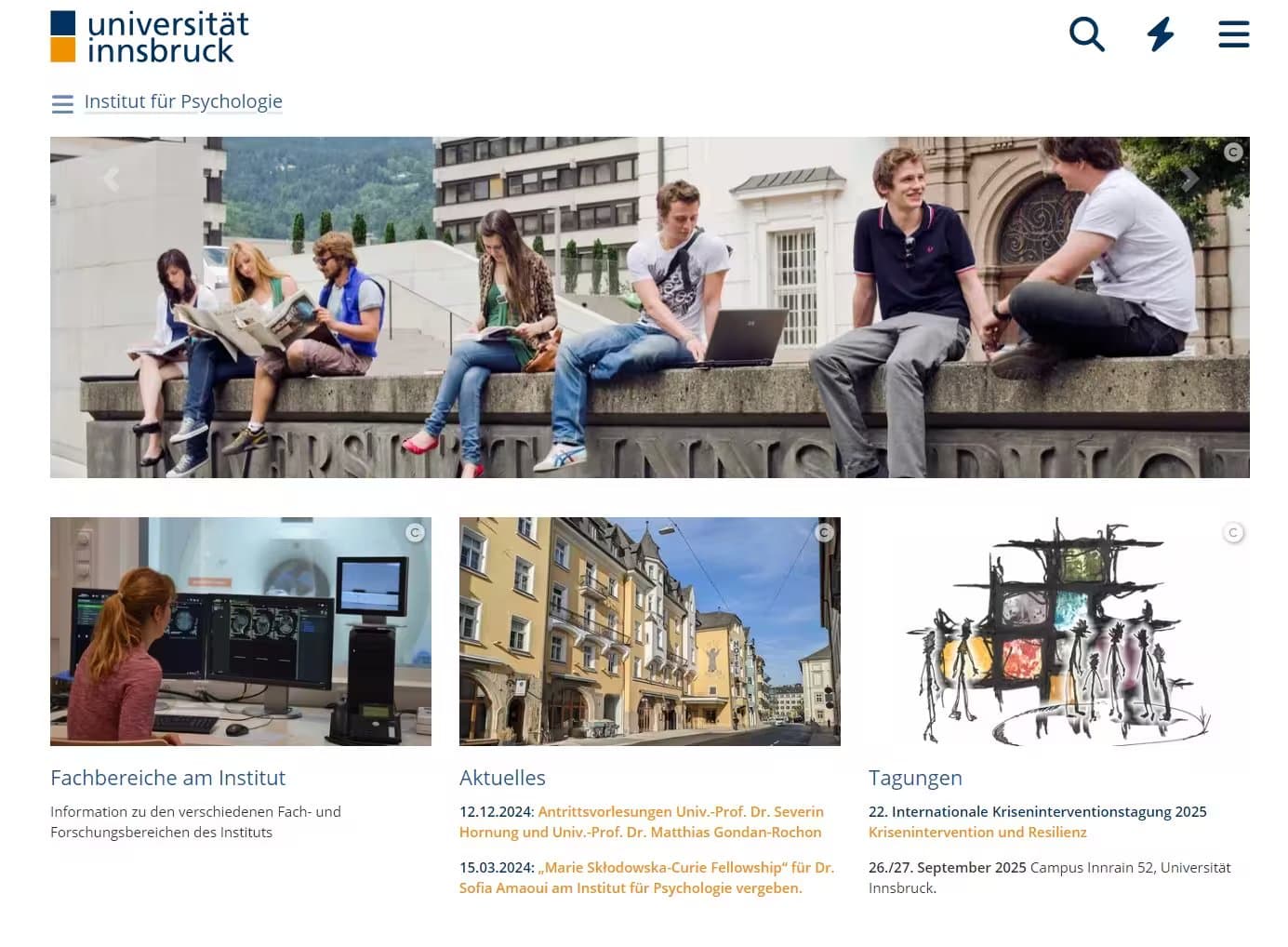 Institute of Psychology | University of Innsbruck