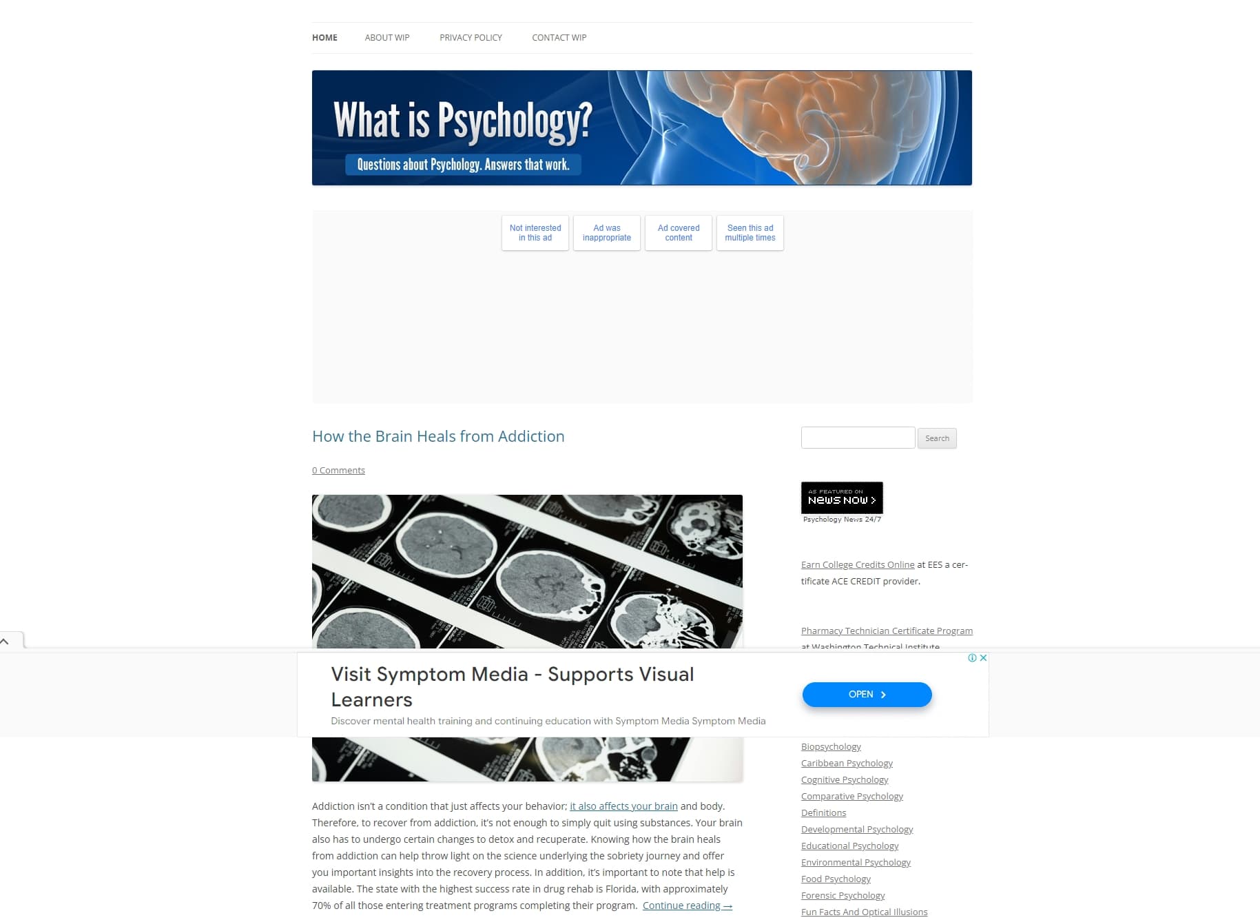 What is Psychology? - Questions about psychology. Answers that work.