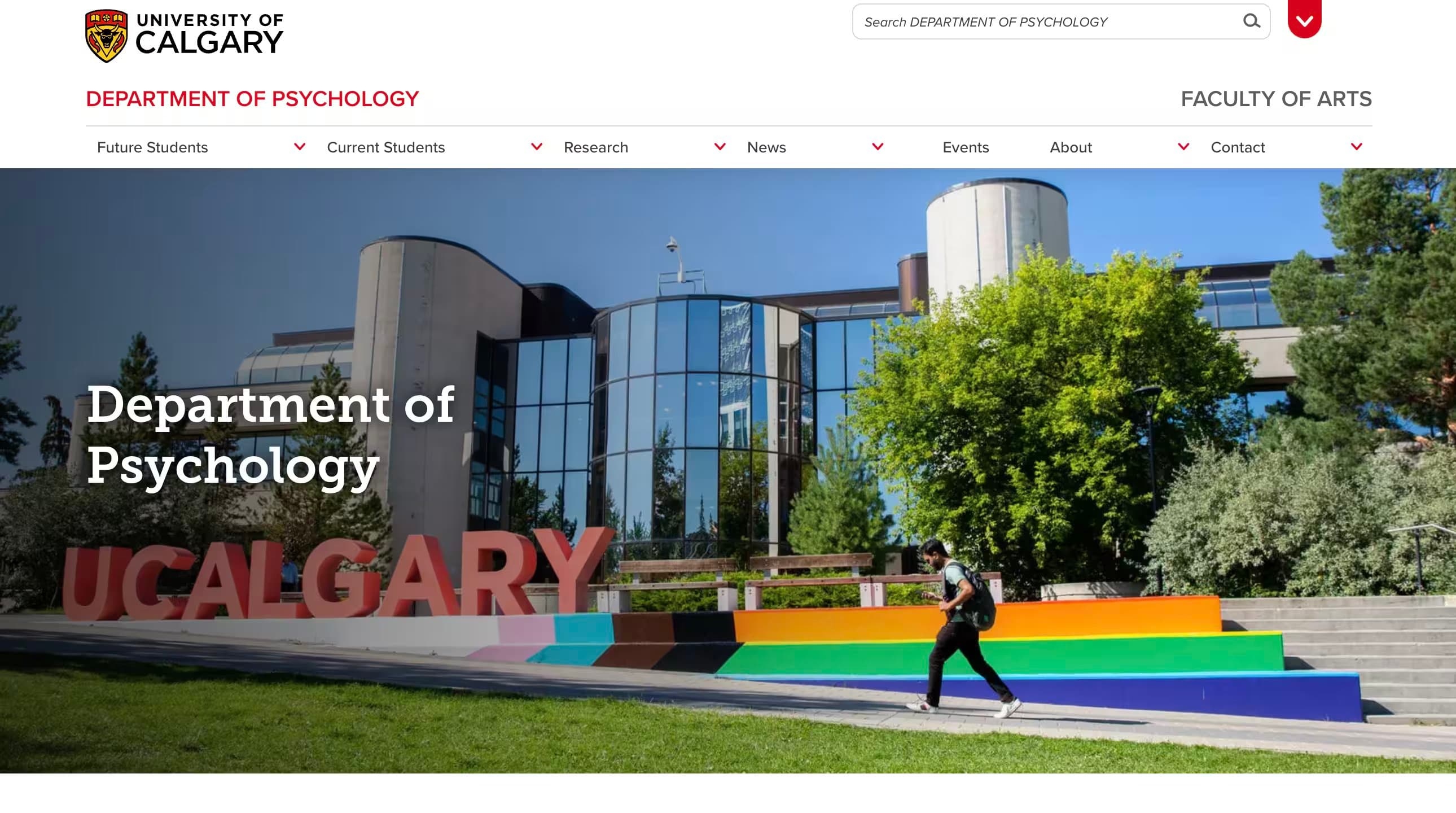 DEPARTMENT OF PSYCHOLOGY - University of Calgary
