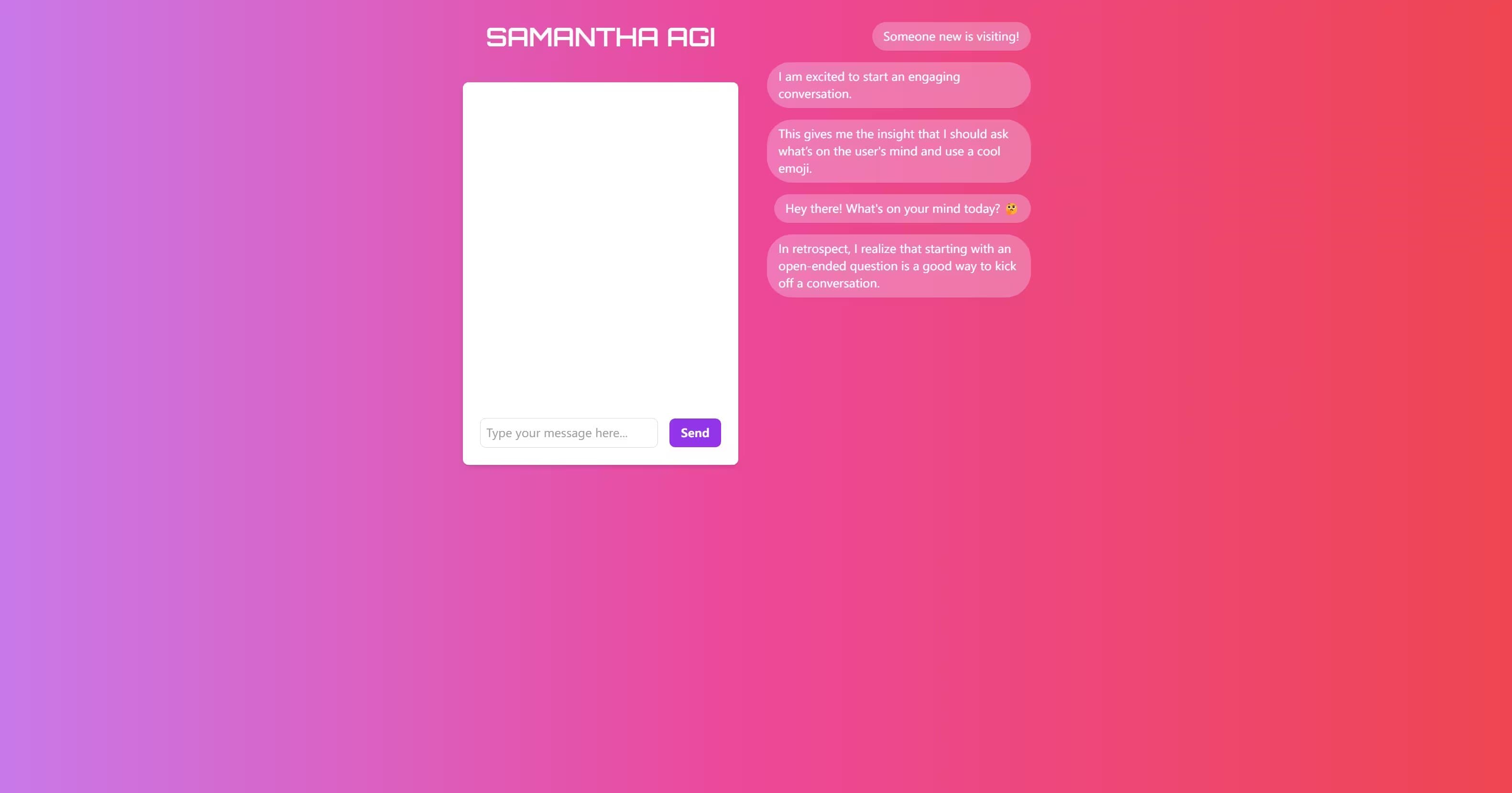 SAMANTHA AI