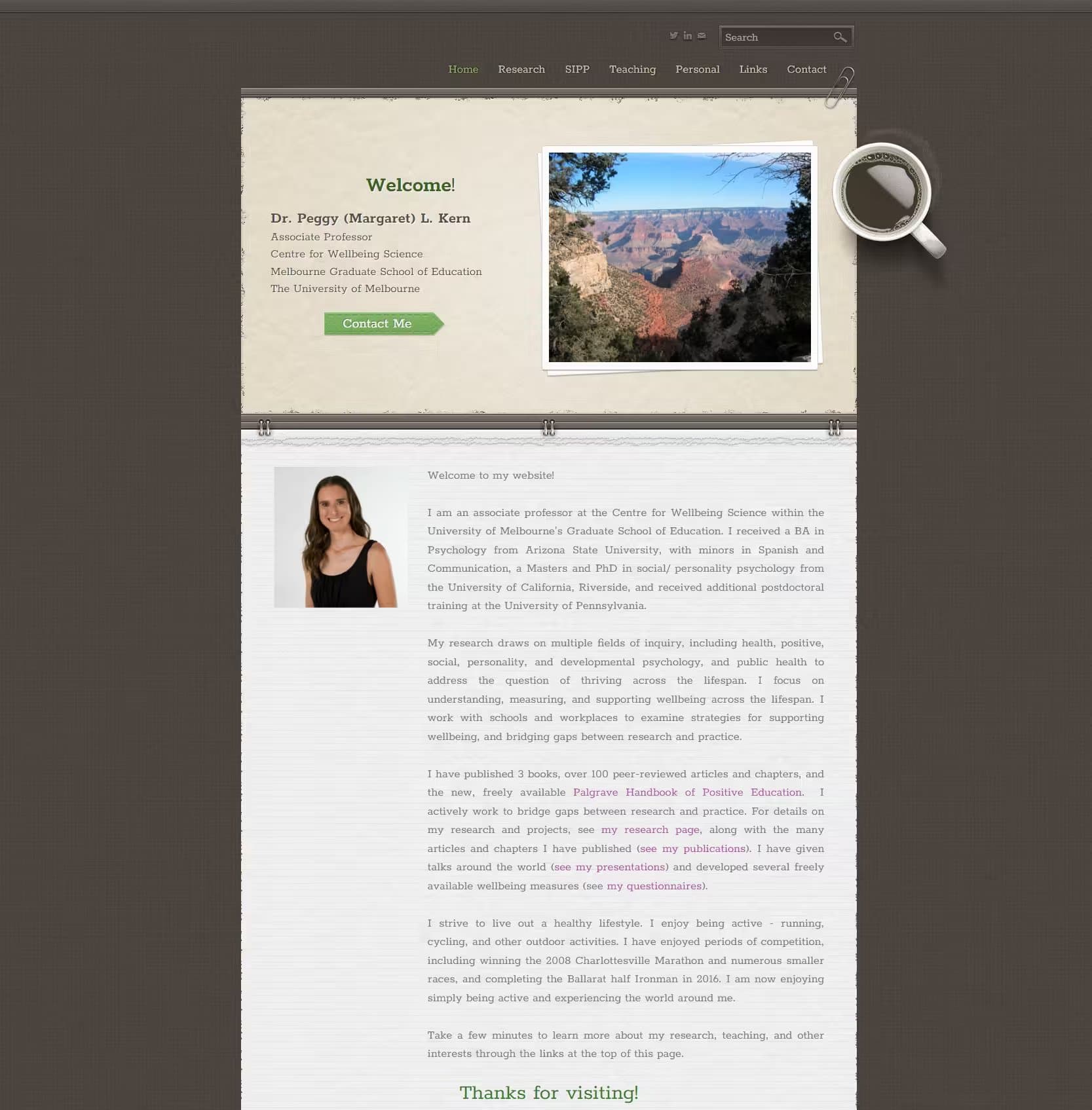 Peggy Kern's website | Centre for Wellbeing Science | The University of Melbourne.