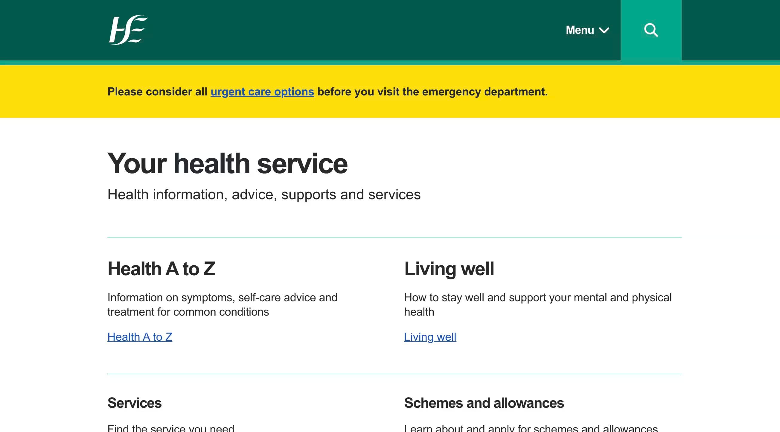 Health Service Executive (HSE) | Your Health Information and Support
