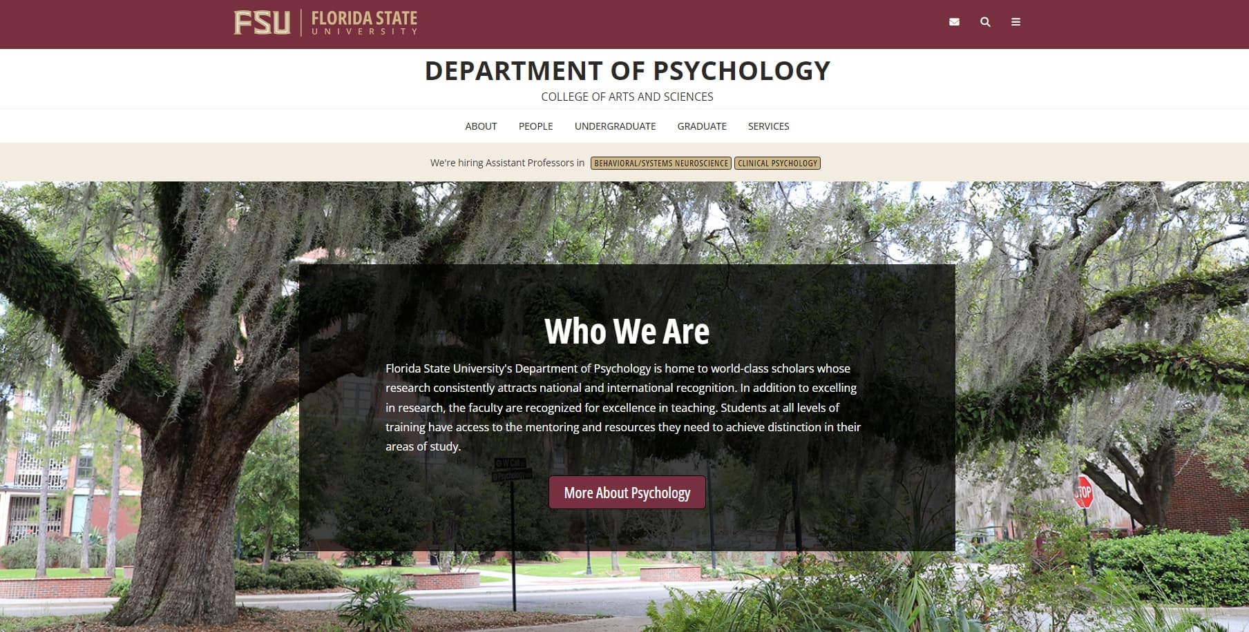 Florida State University Department of Psychology