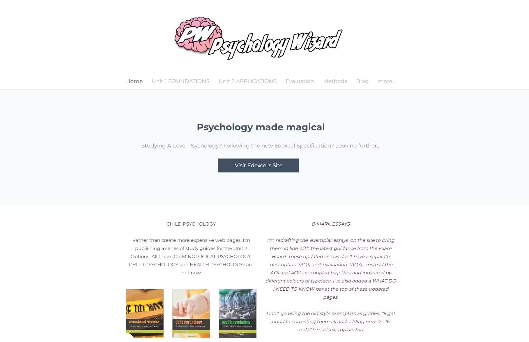 PSYCHOLOGY WIZARD - Psychology Wizard home - Resources and Study Guides for Psychology Students