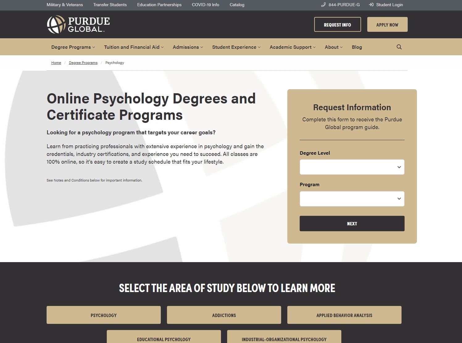 Purdue University Online Psychology Degrees, Certificates, and Courses | Purdue Global