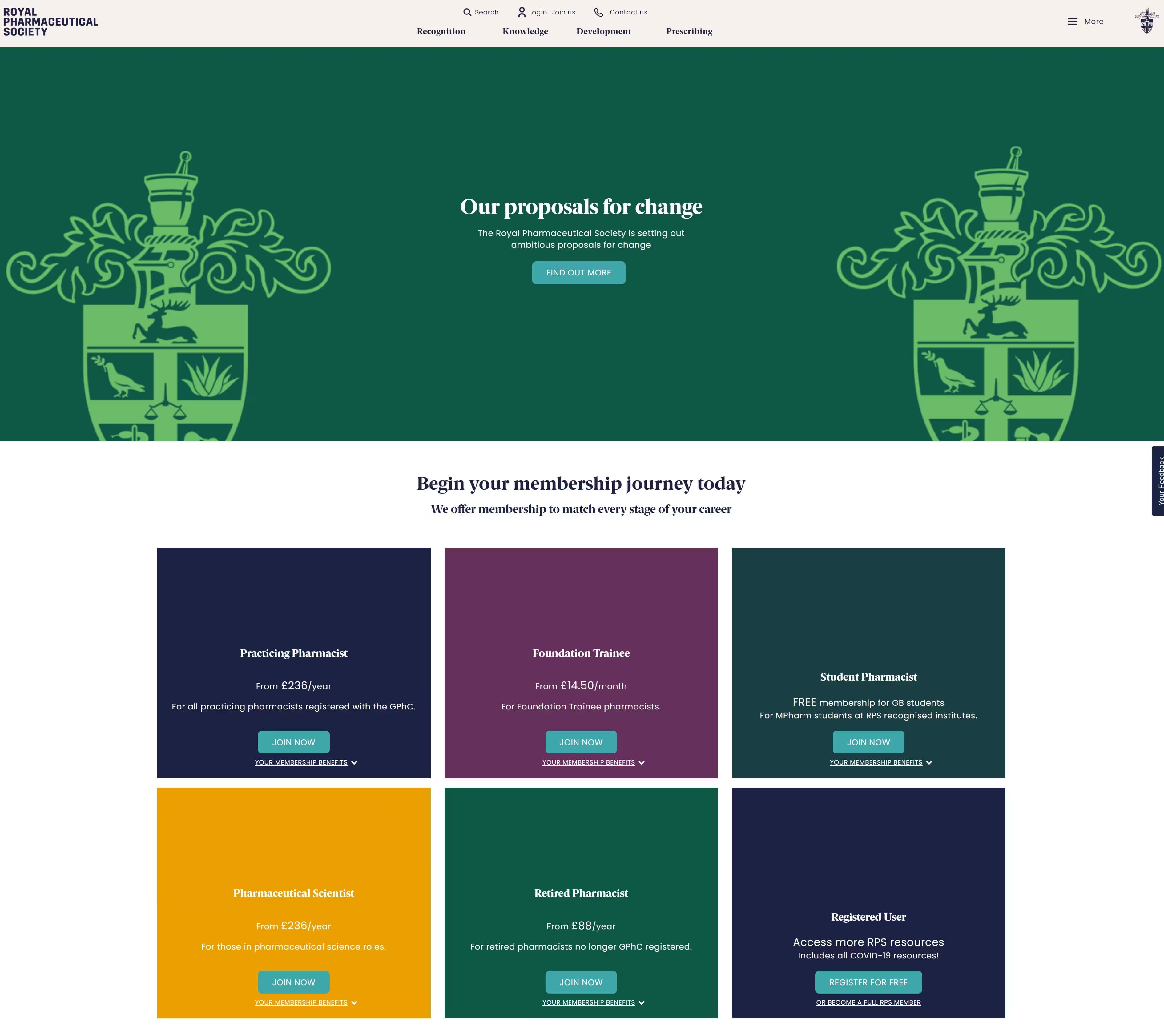 Royal Pharmaceutical Society - Advancing Pharmacy Profession