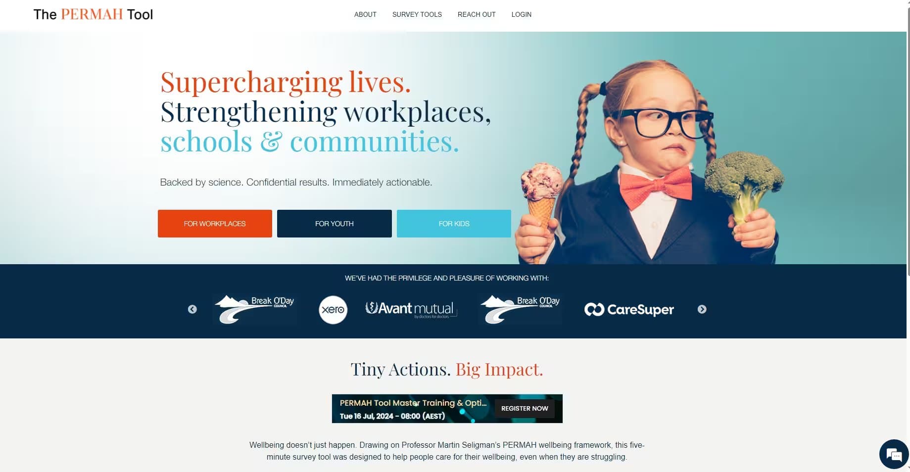 The PERMAH Tool | Supercharging lives. Strengthening workplaces, schools & communities.