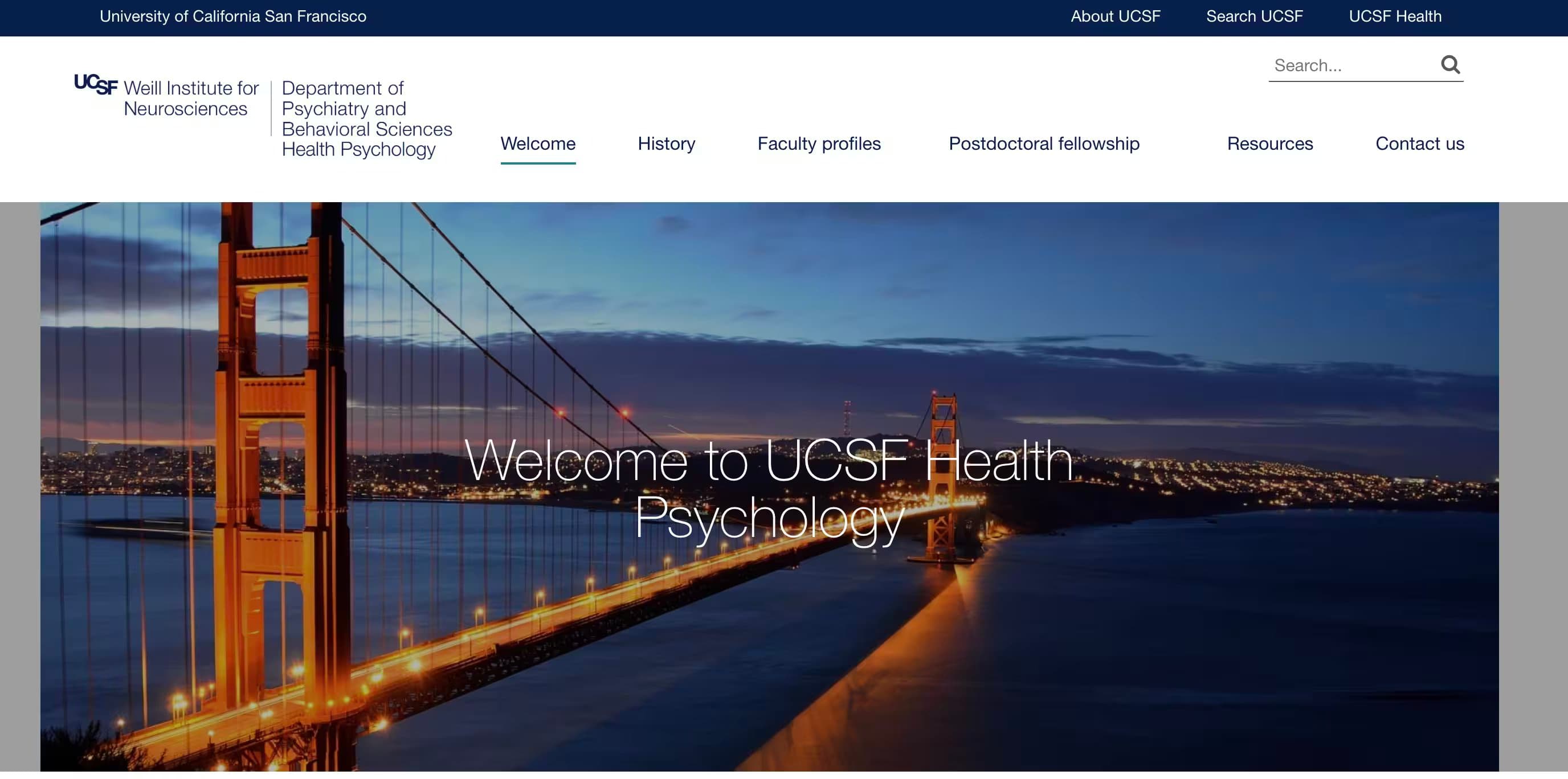 UCSF Health Psychology | The University of California, San Francisco