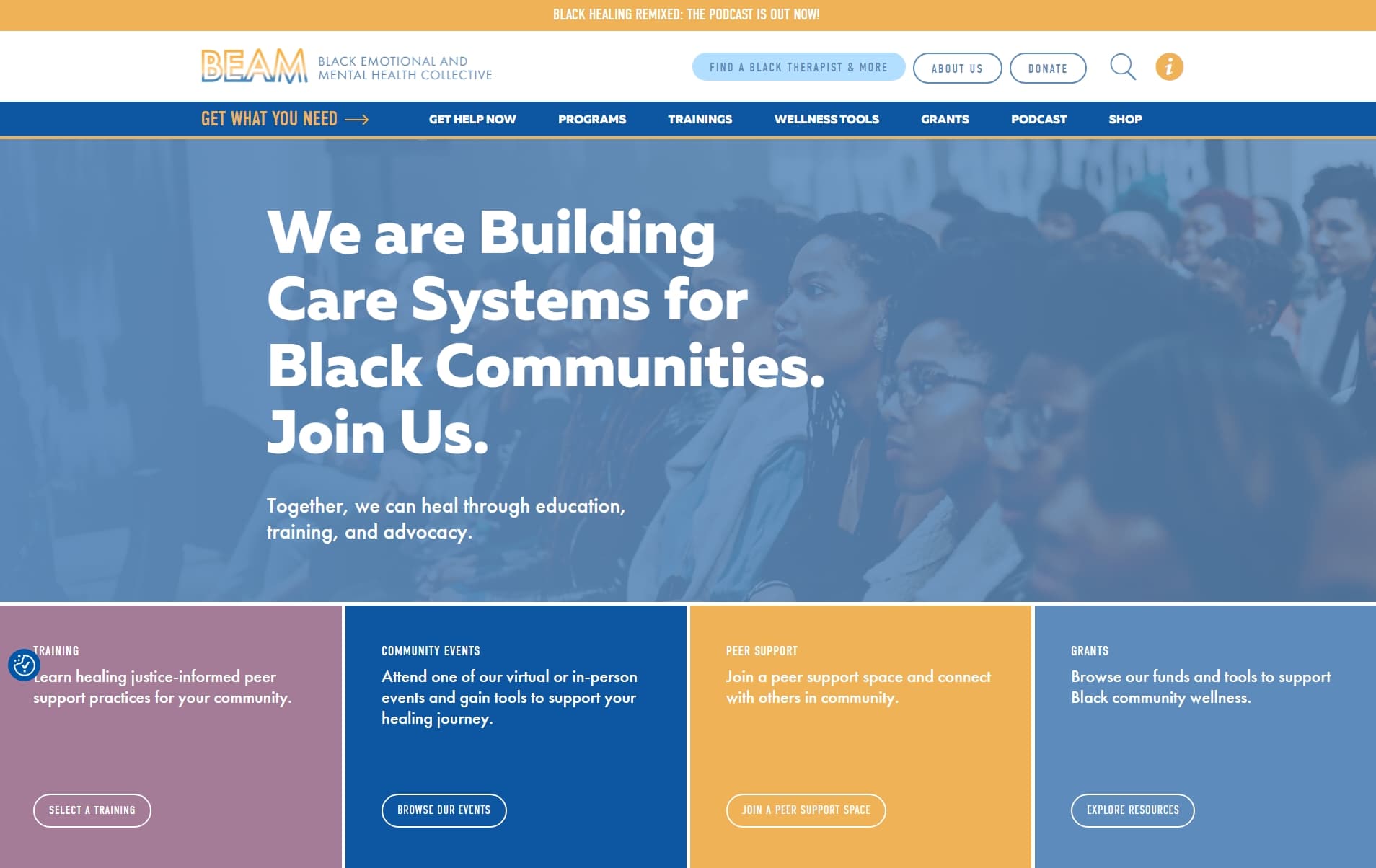 BEAM: Black Emotional and Mental Health Collective