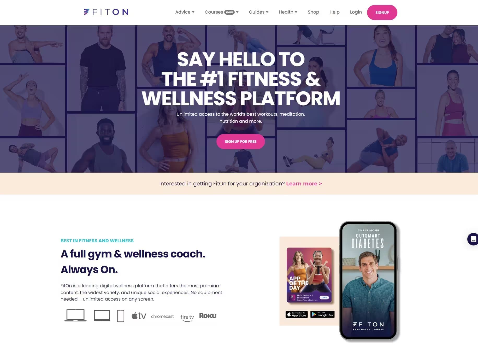 FitOn – #1 Free Fitness App, Stop Paying for Home Workouts