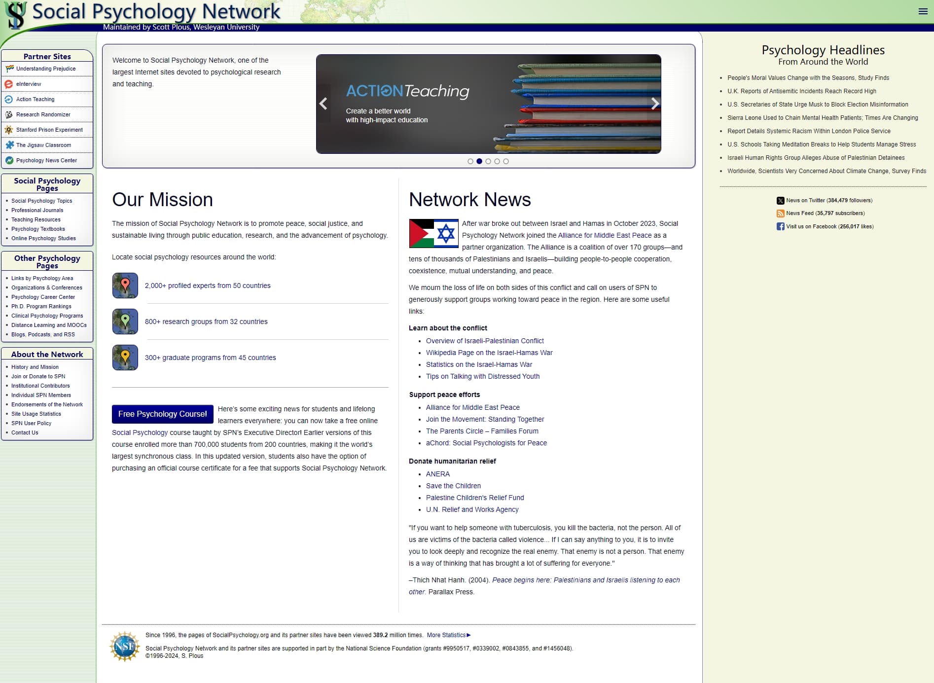 Social Psychology Network